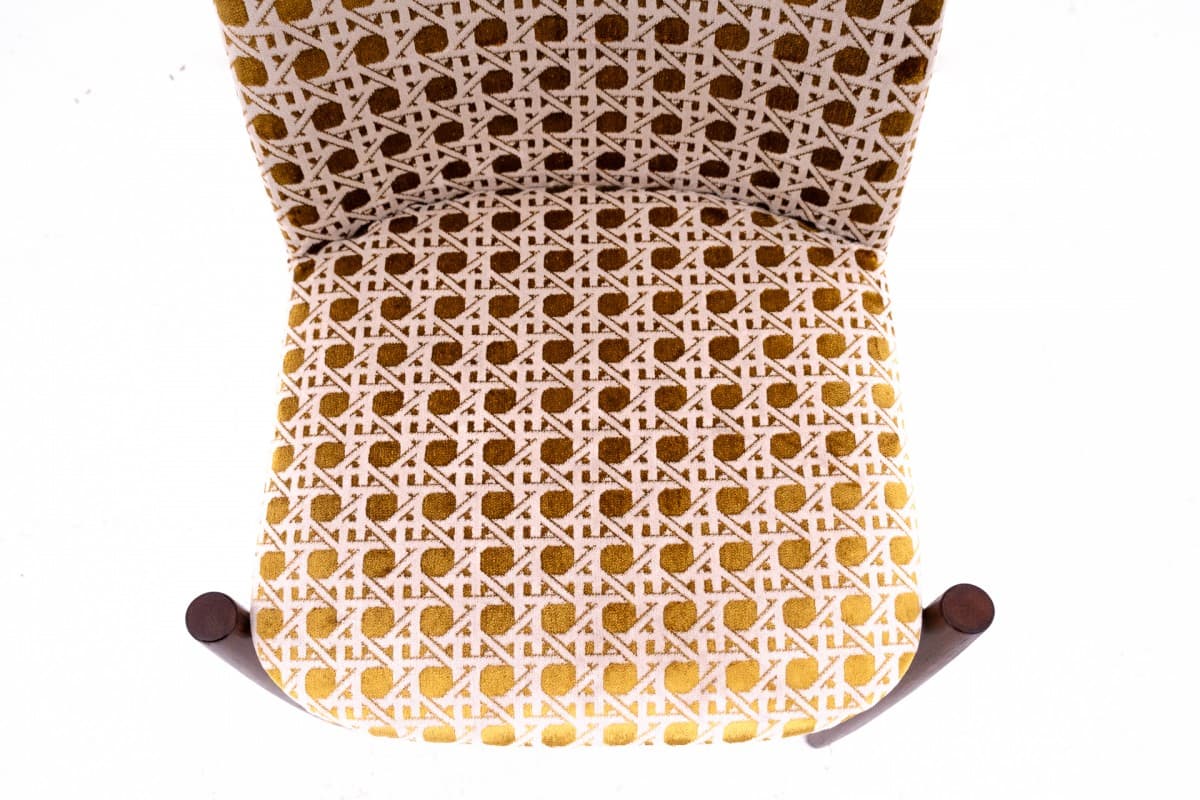 Yellow Set of 4 Chairs, Czechoslovakia, 1950s - 58133
