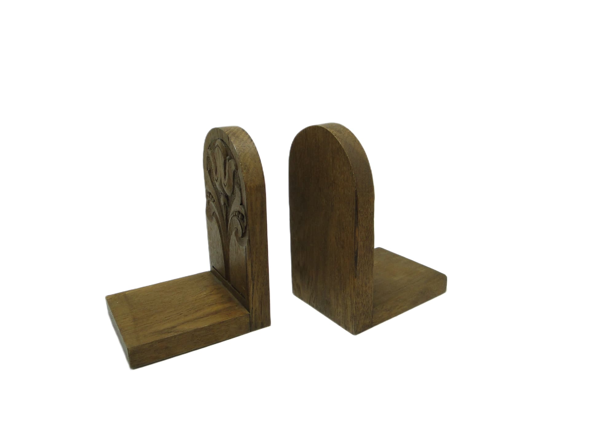 Para podpórek do książek, Art Nouveau, orzech, Austria, początek XX w. - 95650