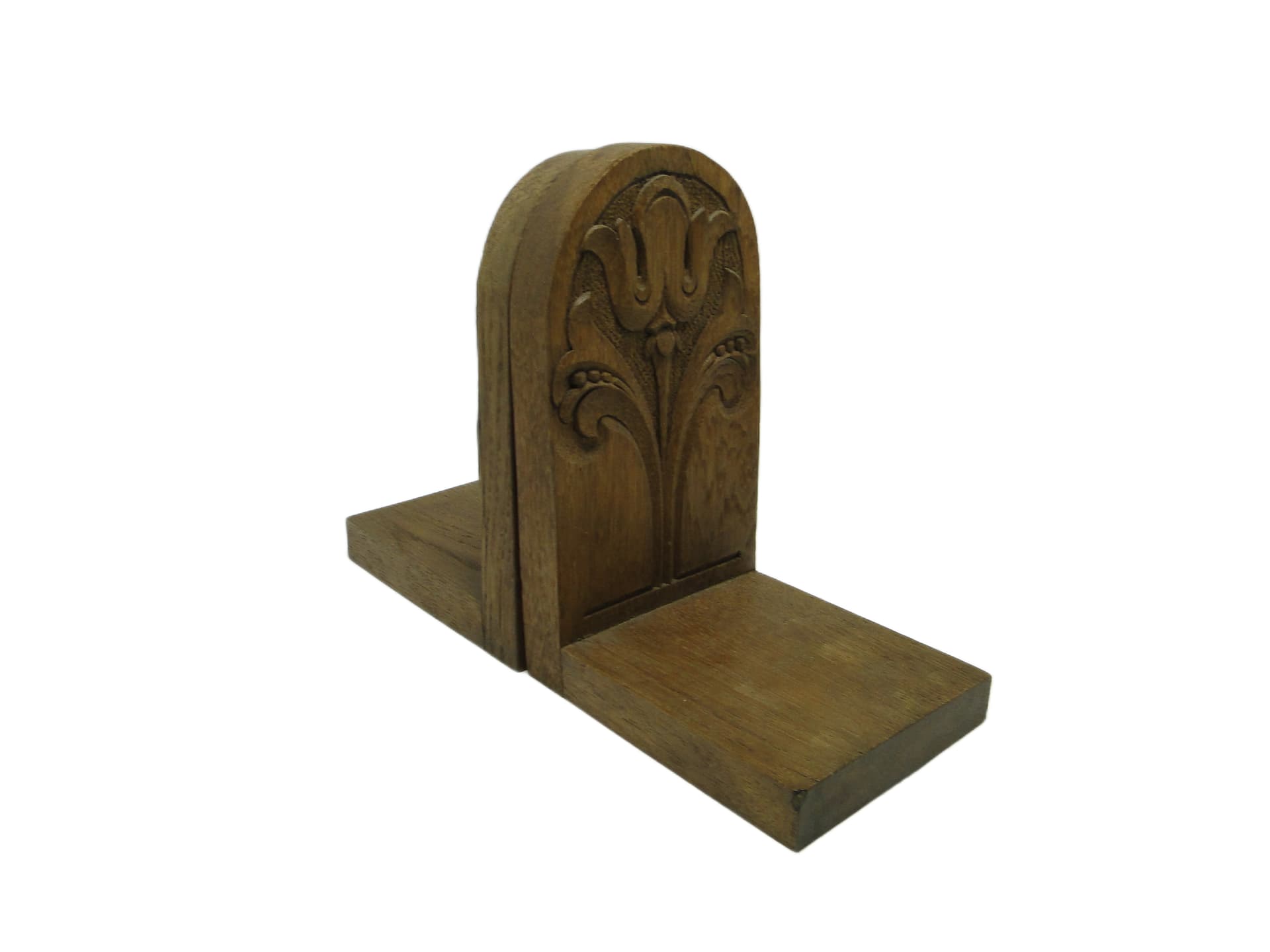 Para podpórek do książek, Art Nouveau, orzech, Austria, początek XX w. - 95649