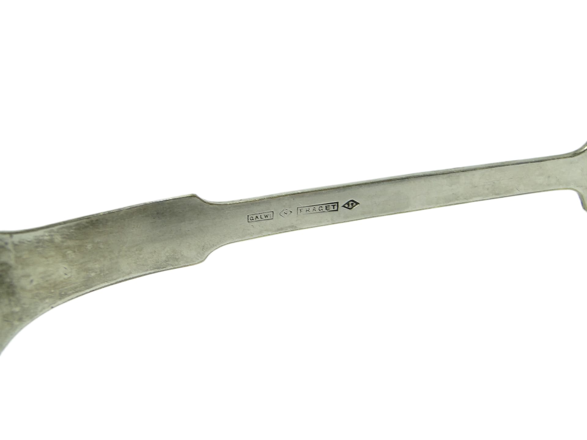 Art Deco dinner fork, silver-plated brass, Fraget, Poland, 1930s. - 95598