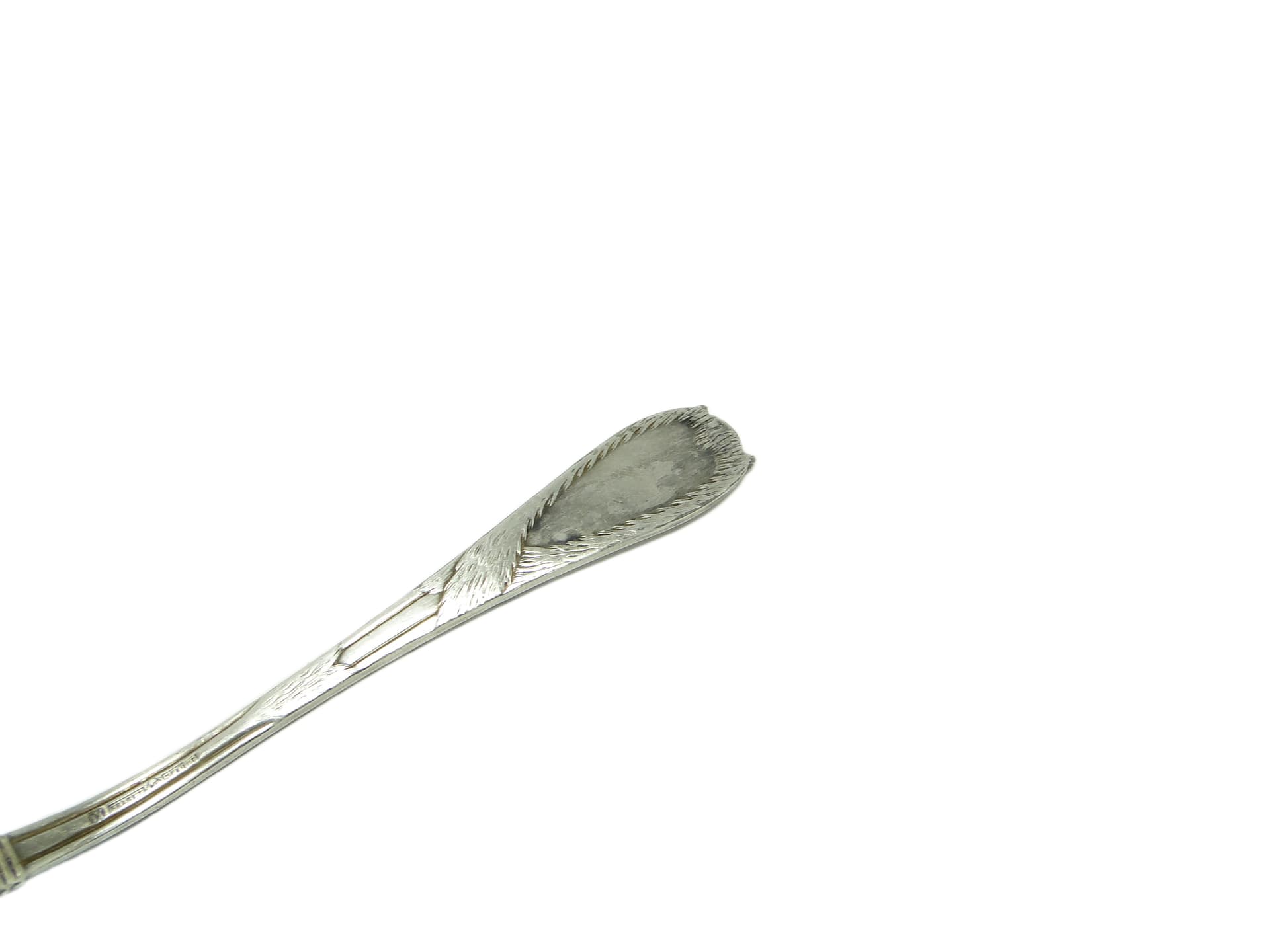 Łyżka stołowa Egipski, Art déco, mosiądz srebrzony, Fraget, Polska, lata 20. - 95604