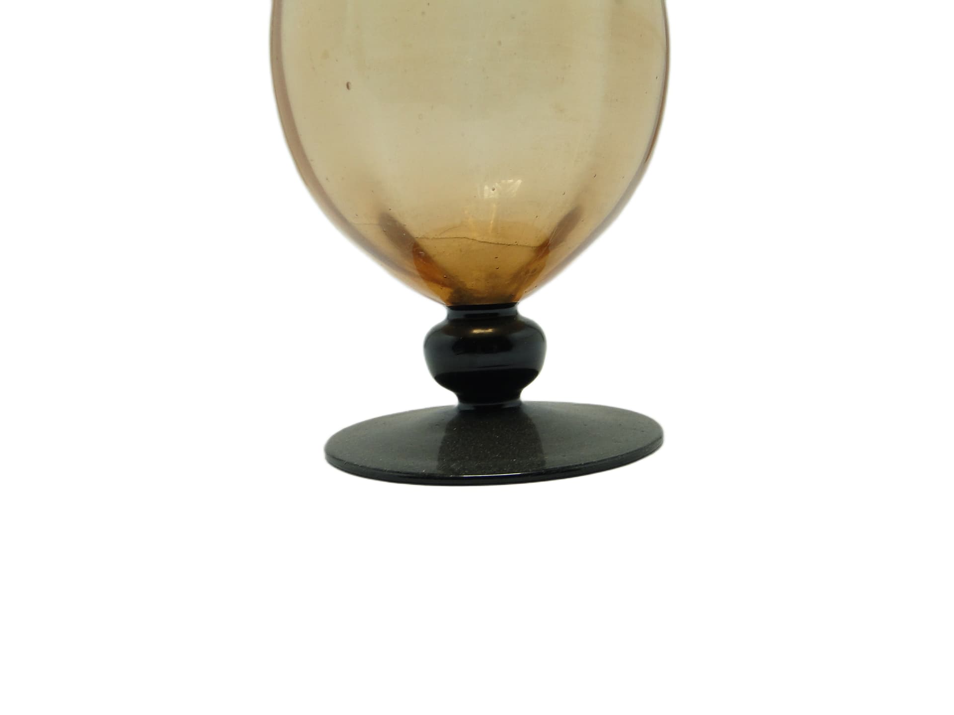 Art Deco decanter, pink glass, Poland, 1930s. - 95626