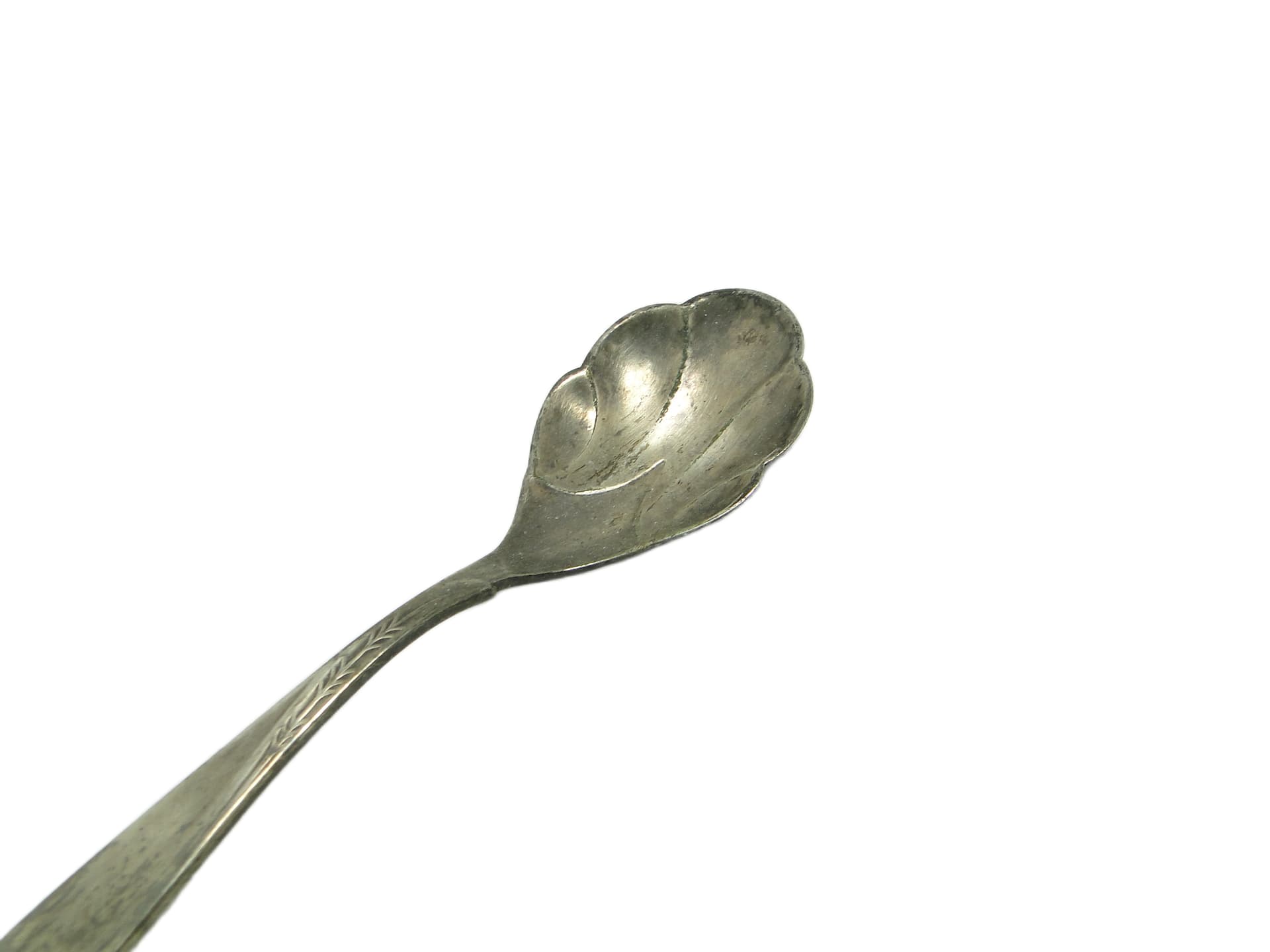 Sugar spoon, Modernism, silver-plated brass, HEFRA, Poland, 1960s. - 95672