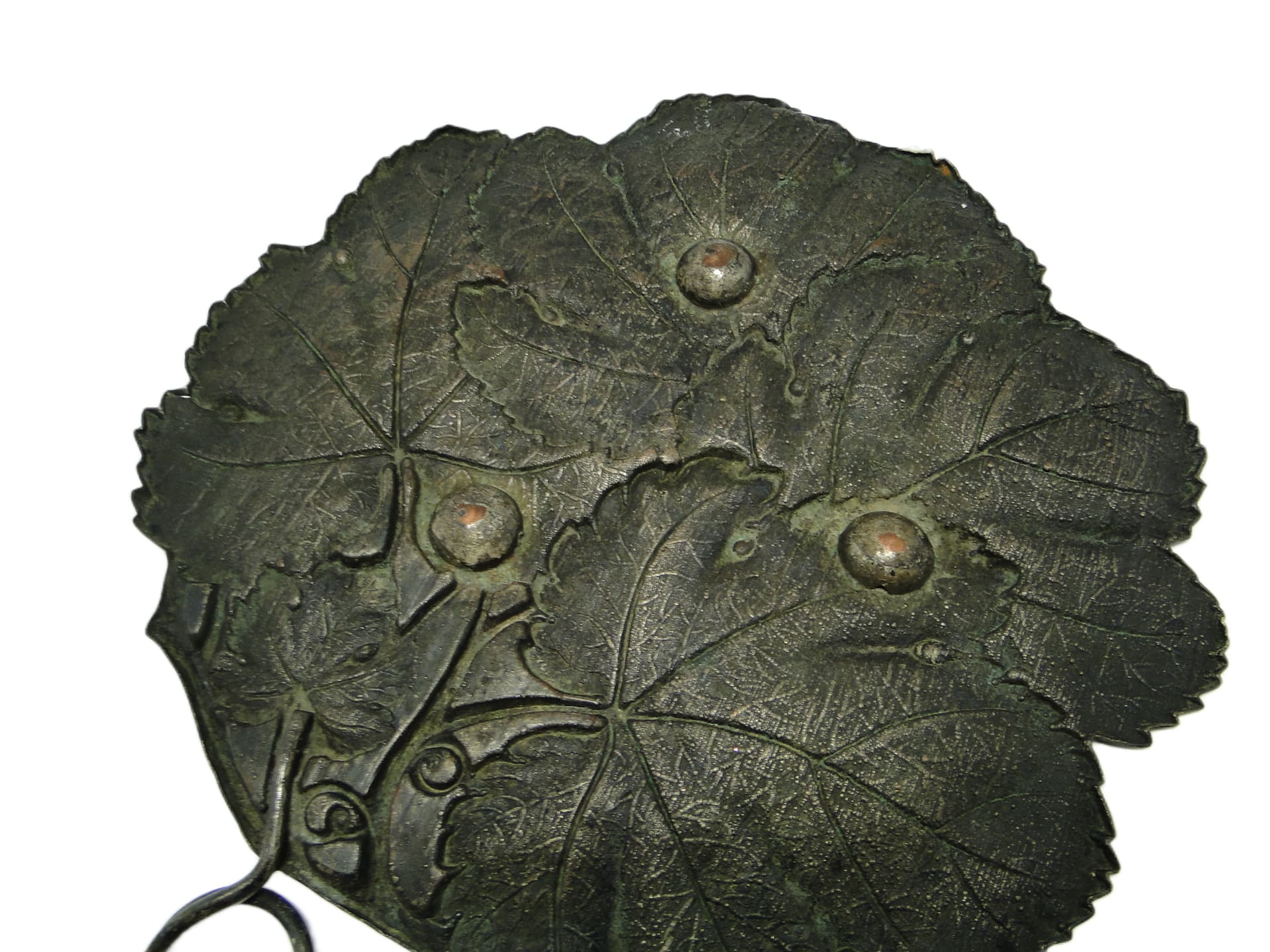 Patera secesyjna, metal, Polska, lata 50. - 95847