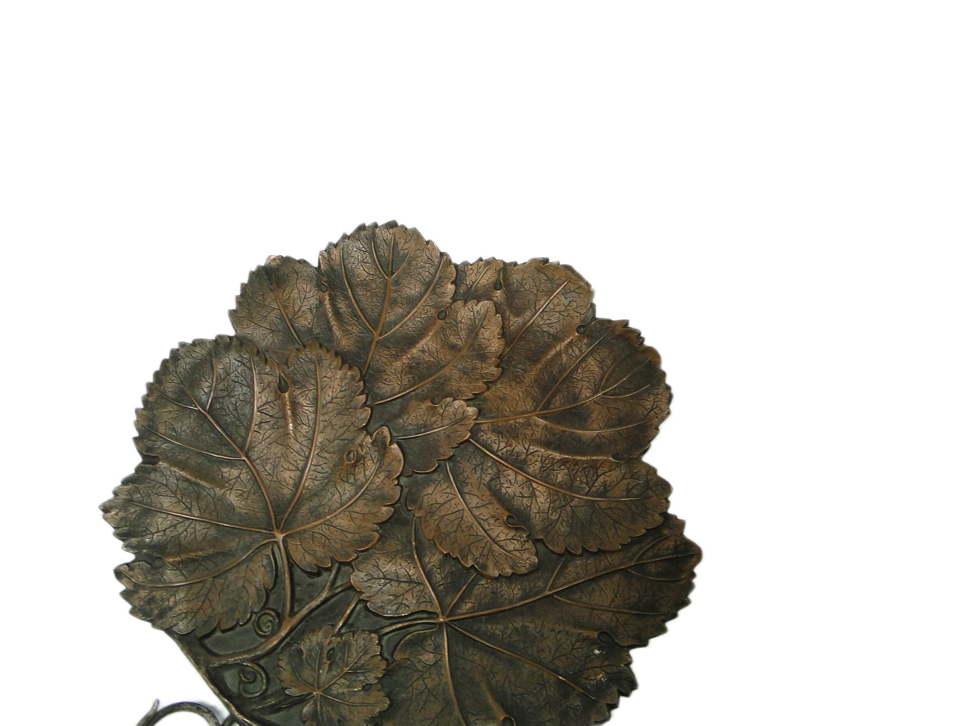 Patera secesyjna, metal, Polska, lata 50. - 95845