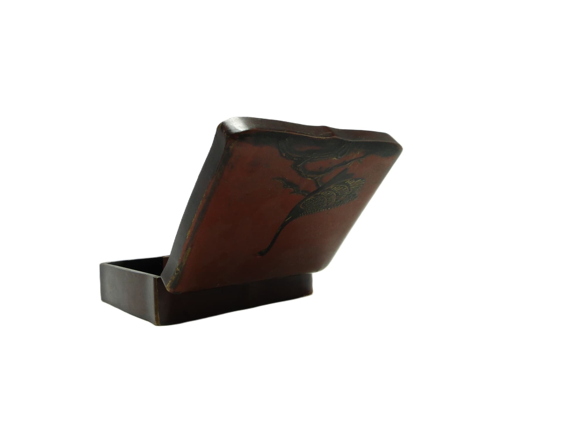 Pudełko, minimalizm, drewno lakierowane, Japonia, początek XX w. - 95899