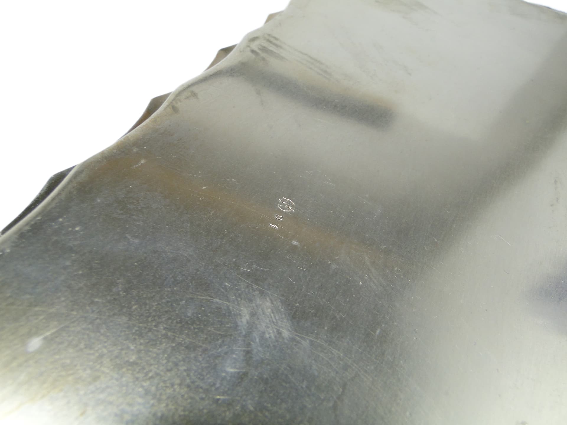 Taca Art Deco, mosiądz srebrzony, Szandrik, Węgry, lata 30. - 95999