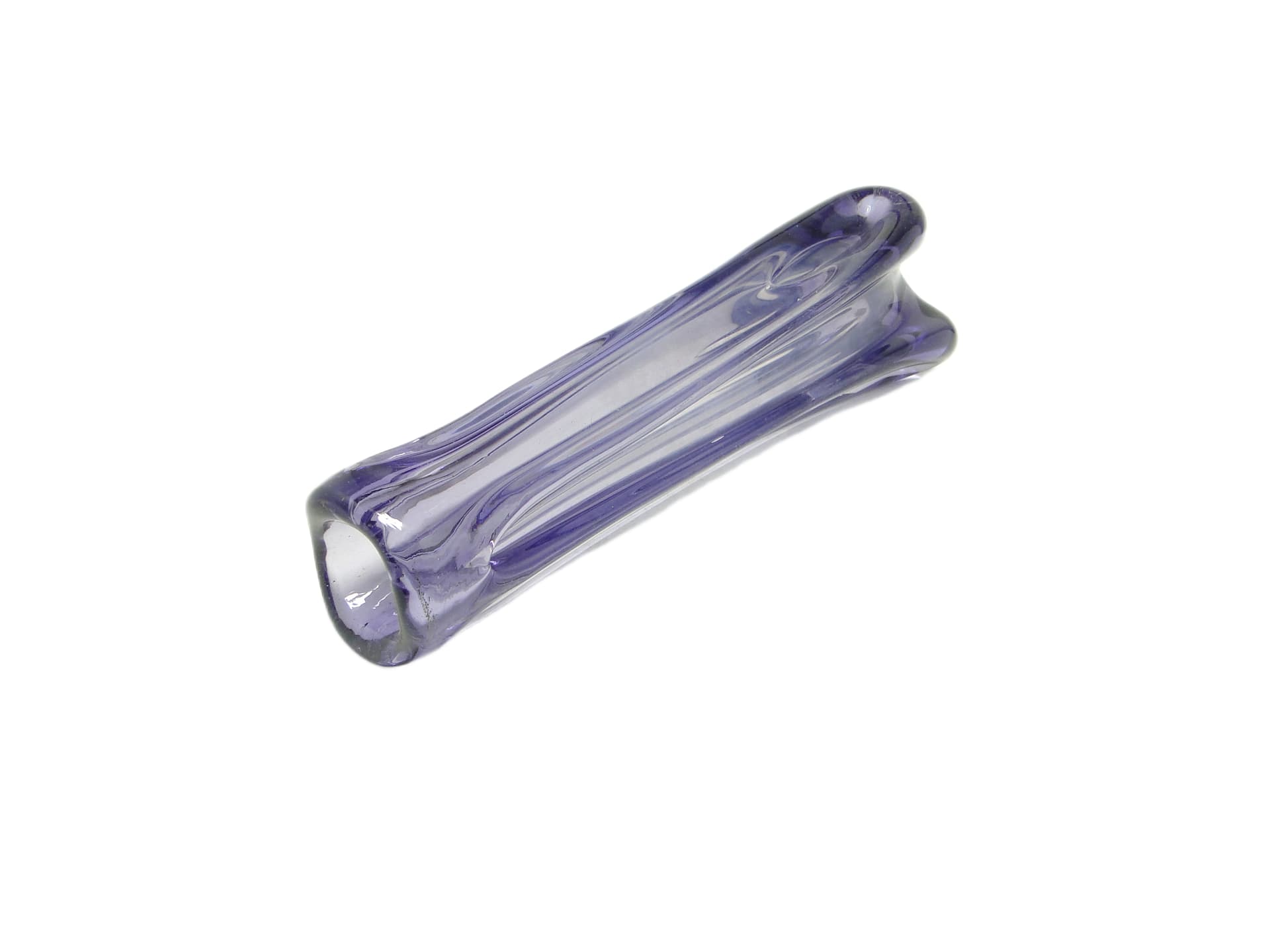 Wazon Glut, mid-century modern, szkło fioletowe, proj. J. S. Drost, Ząbkowice, Polska, lata 70. - 96325