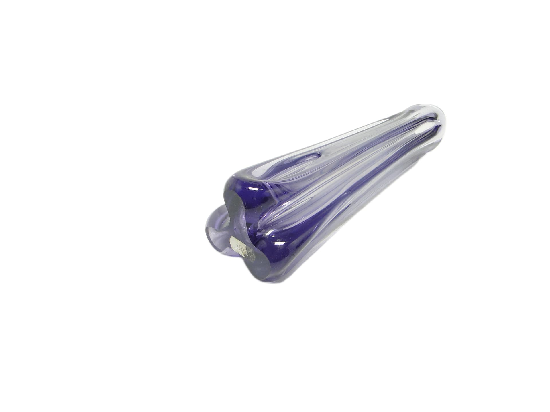 Wazon Glut, mid-century modern, szkło fioletowe, proj. J. S. Drost, Ząbkowice, Polska, lata 70. - 96327