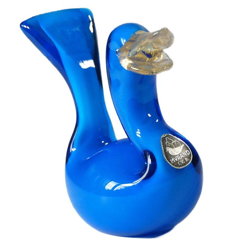 Szklana figurka kaczki, Mazzega, Włochy, lata 60. - 7066