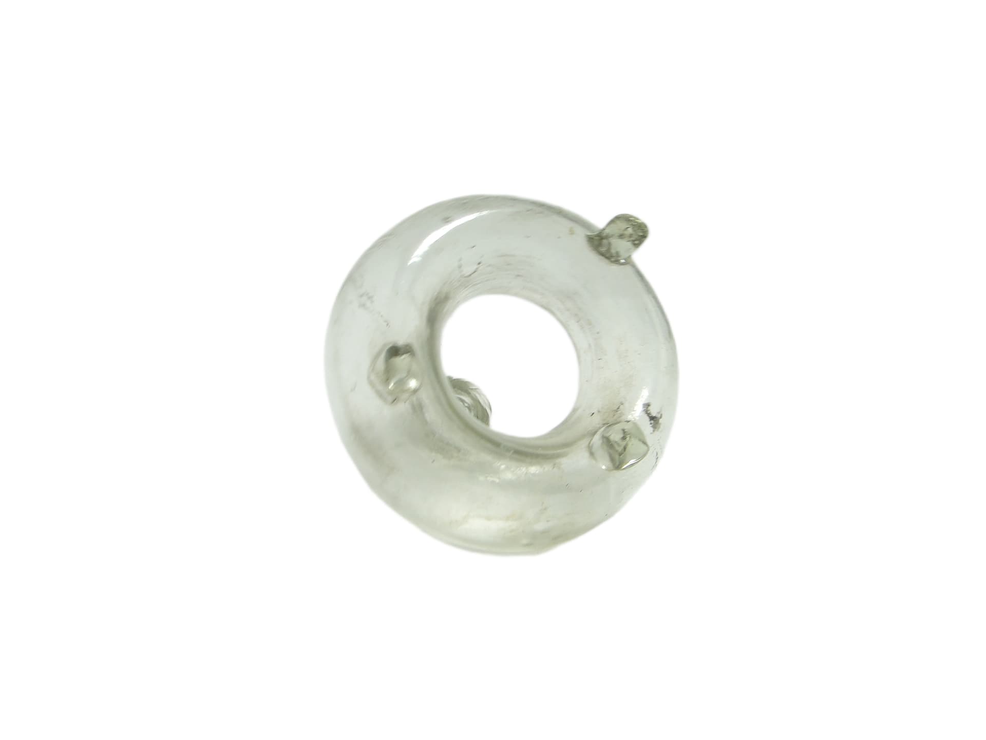 Łapka na muchy Art Deco, szkło transparentne, Polska, lata 50. - 96344