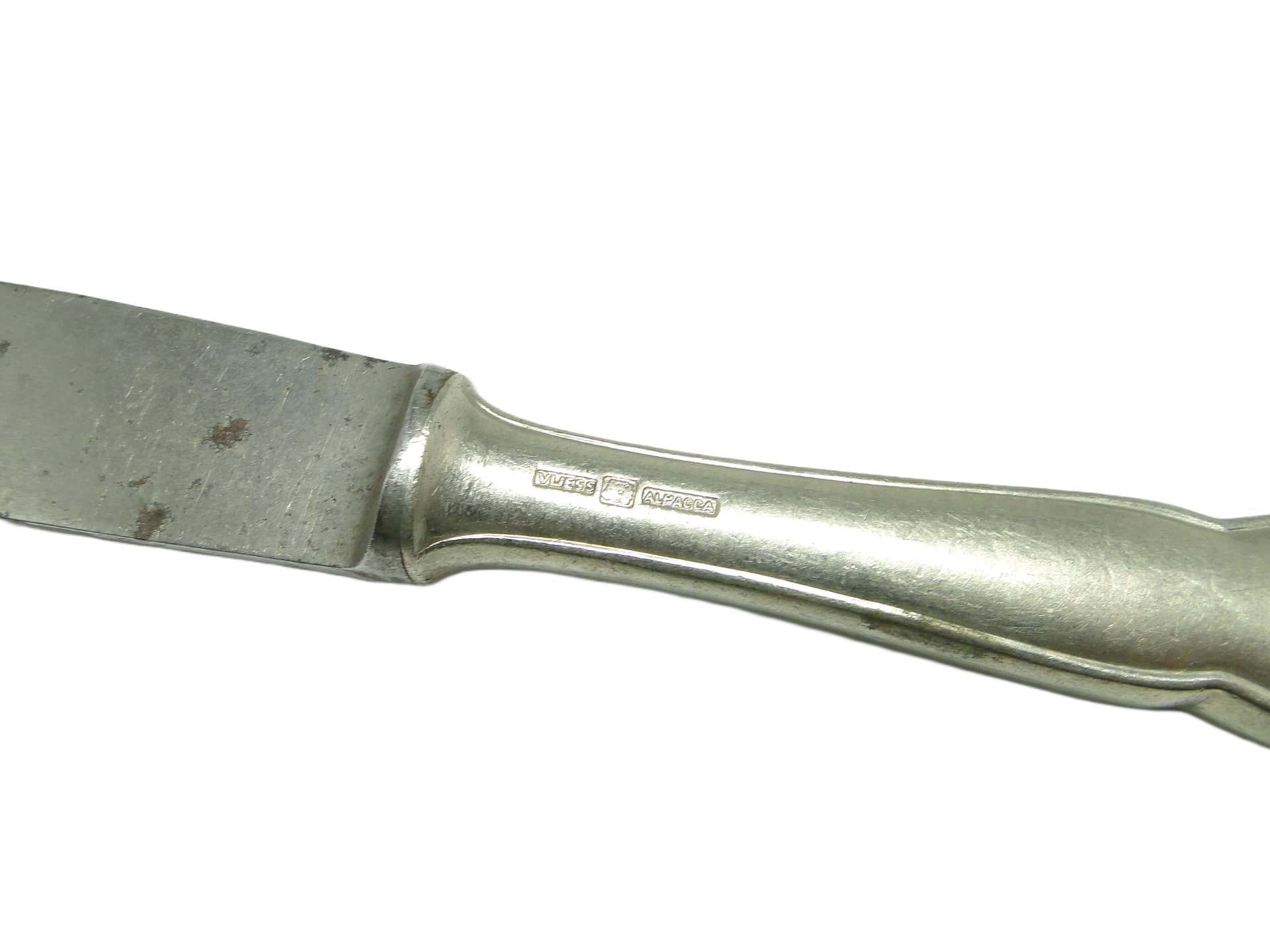 Set of three bread knives, mid-century modern, silver-plated brass, Poland, 1950s. - 96688