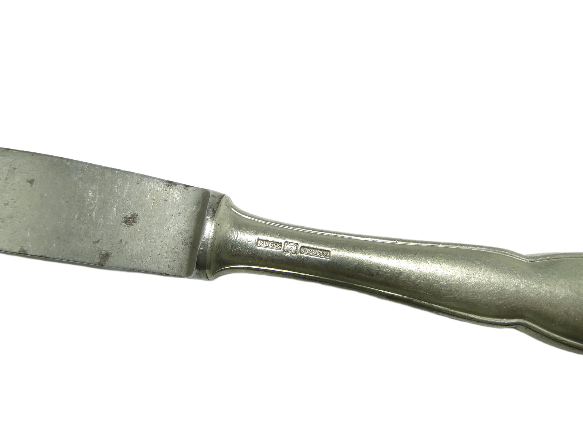 Set of three bread knives, mid-century modern, silver-plated brass, Poland, 1950s. - 96690