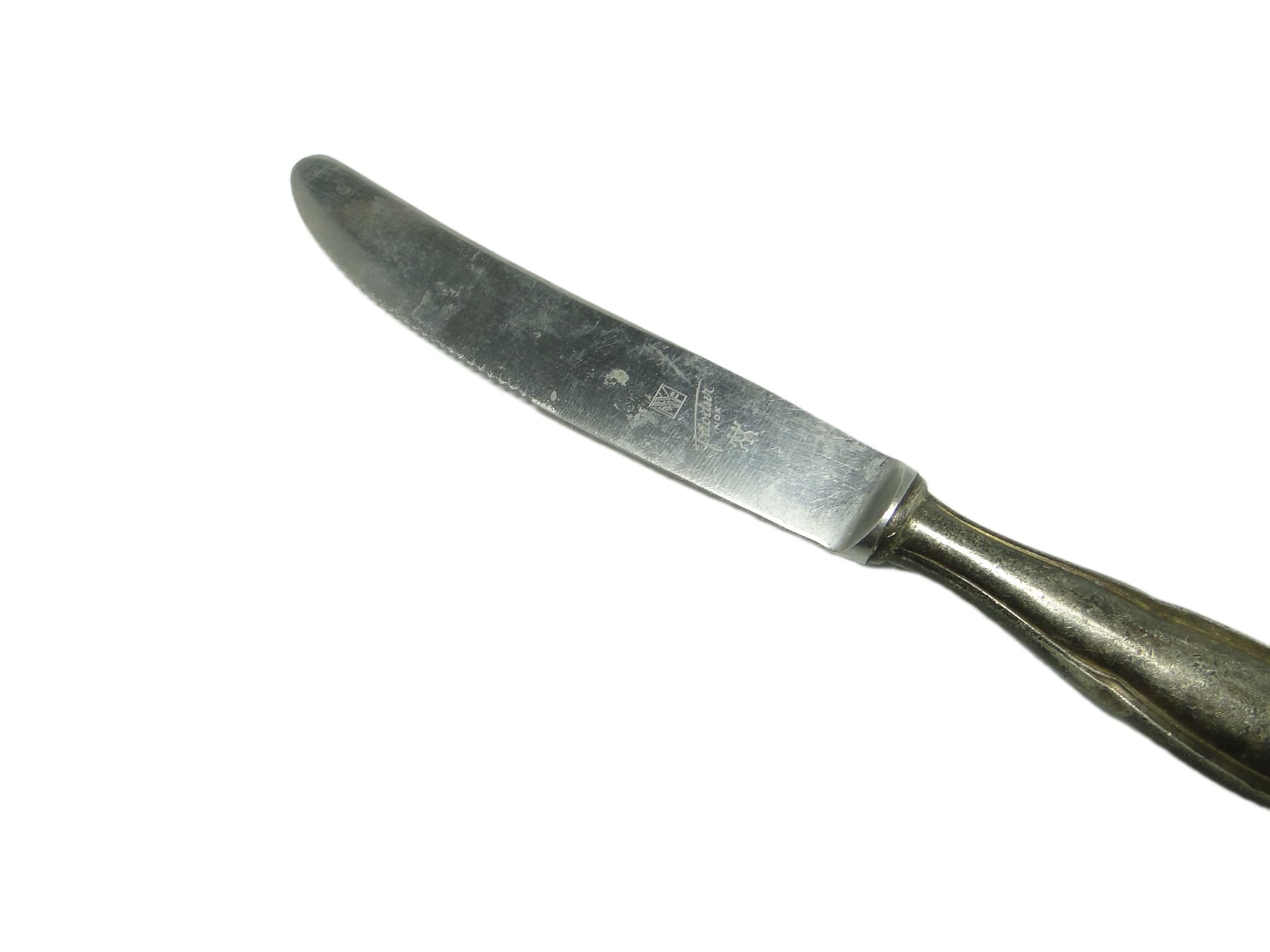 Art Deco bread knife, silver-plated brass, Germany, 1930s. - 96696