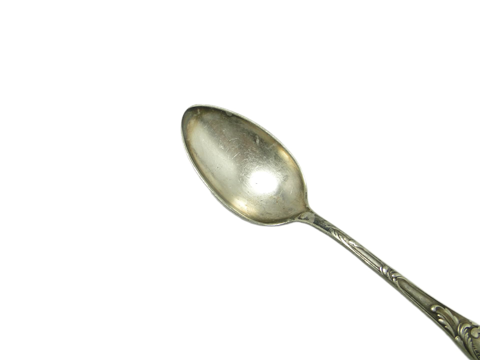 Sugar spoon, Art Nouveau, silver-plated brass, Poland, 1930s. - 96707