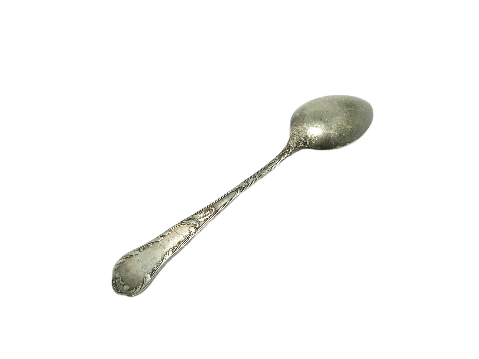 Sugar spoon, Art Nouveau, silver-plated brass, Poland, 1930s. - 96708