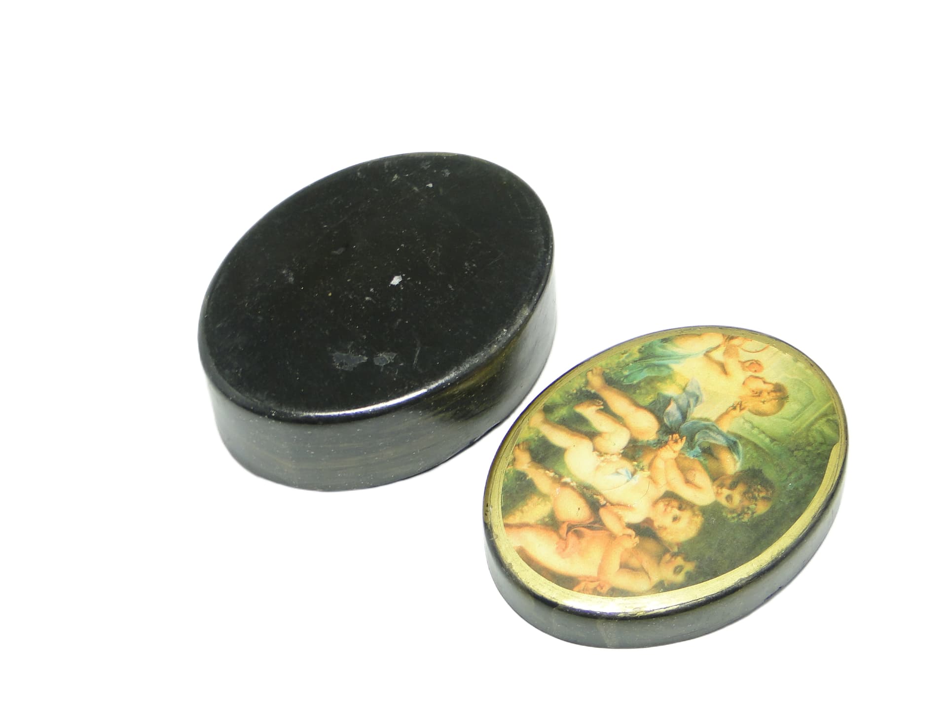 Pudełko owalne, eklektyczne, Japonia, lata 50. - 96863