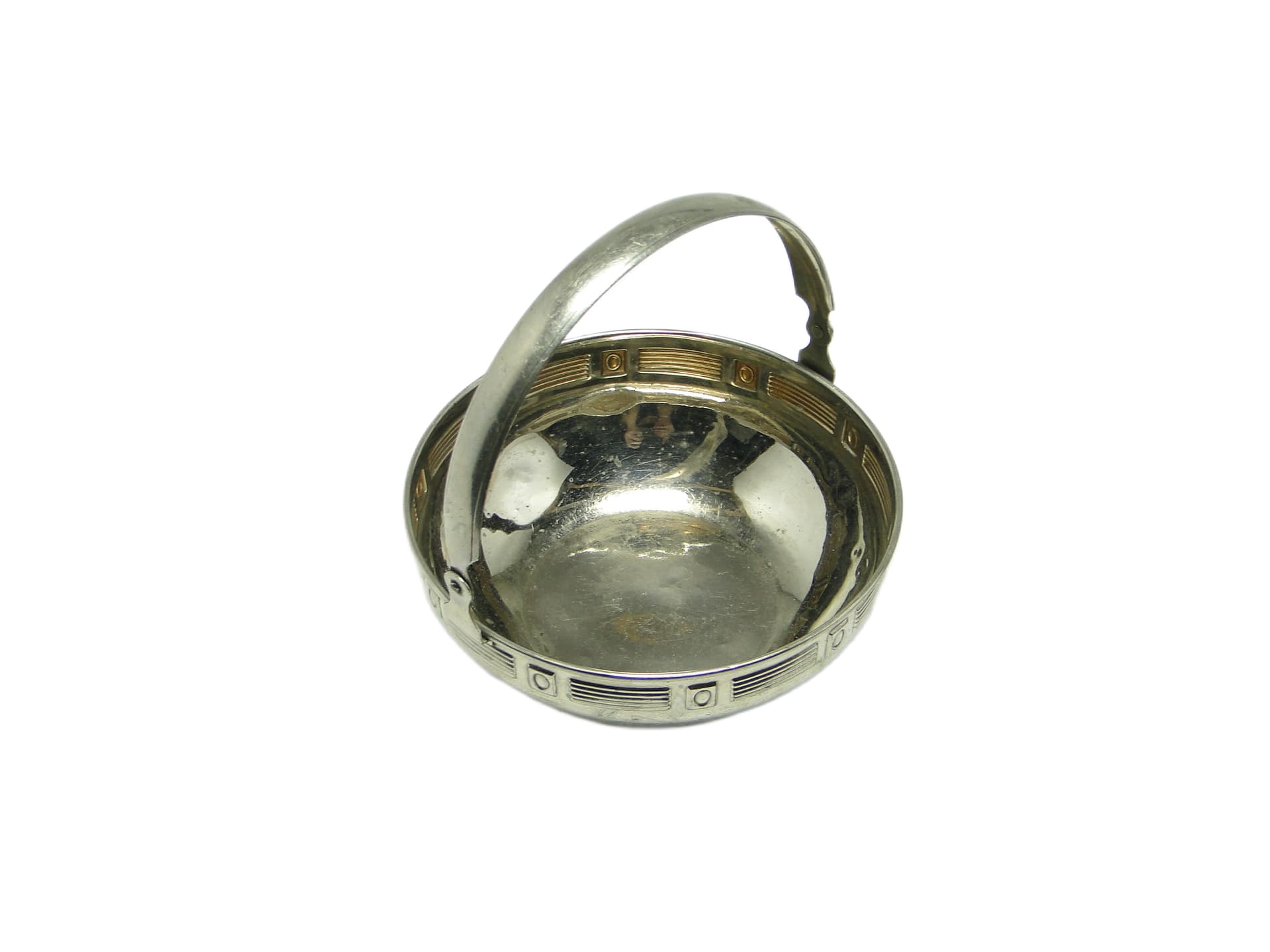 Cukiernica Wiedeńska Secesja, mosiądz srebrzony, Austria, początek XX w. - 96868