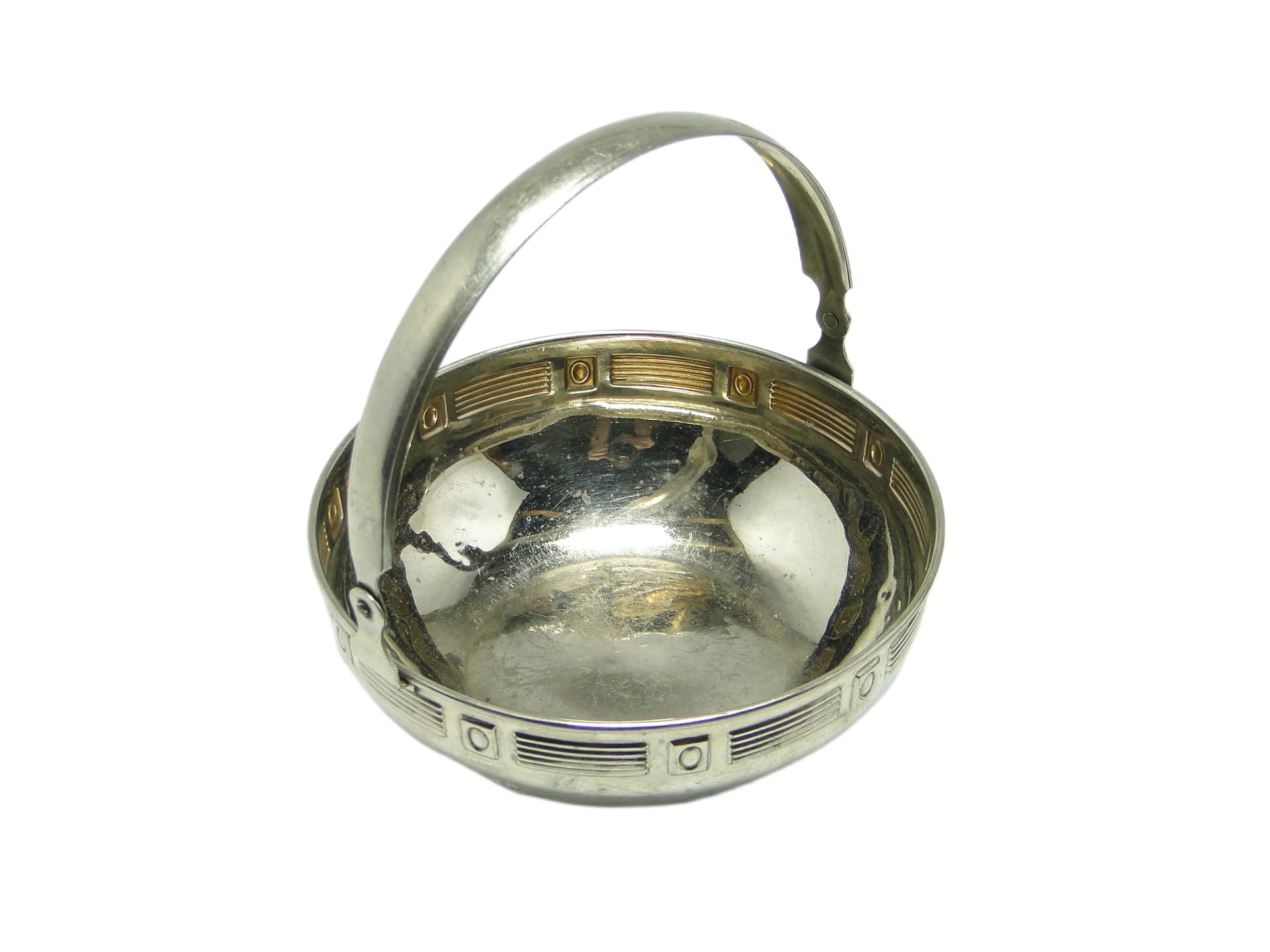 Cukiernica Wiedeńska Secesja, mosiądz srebrzony, Austria, początek XX w. - 96871