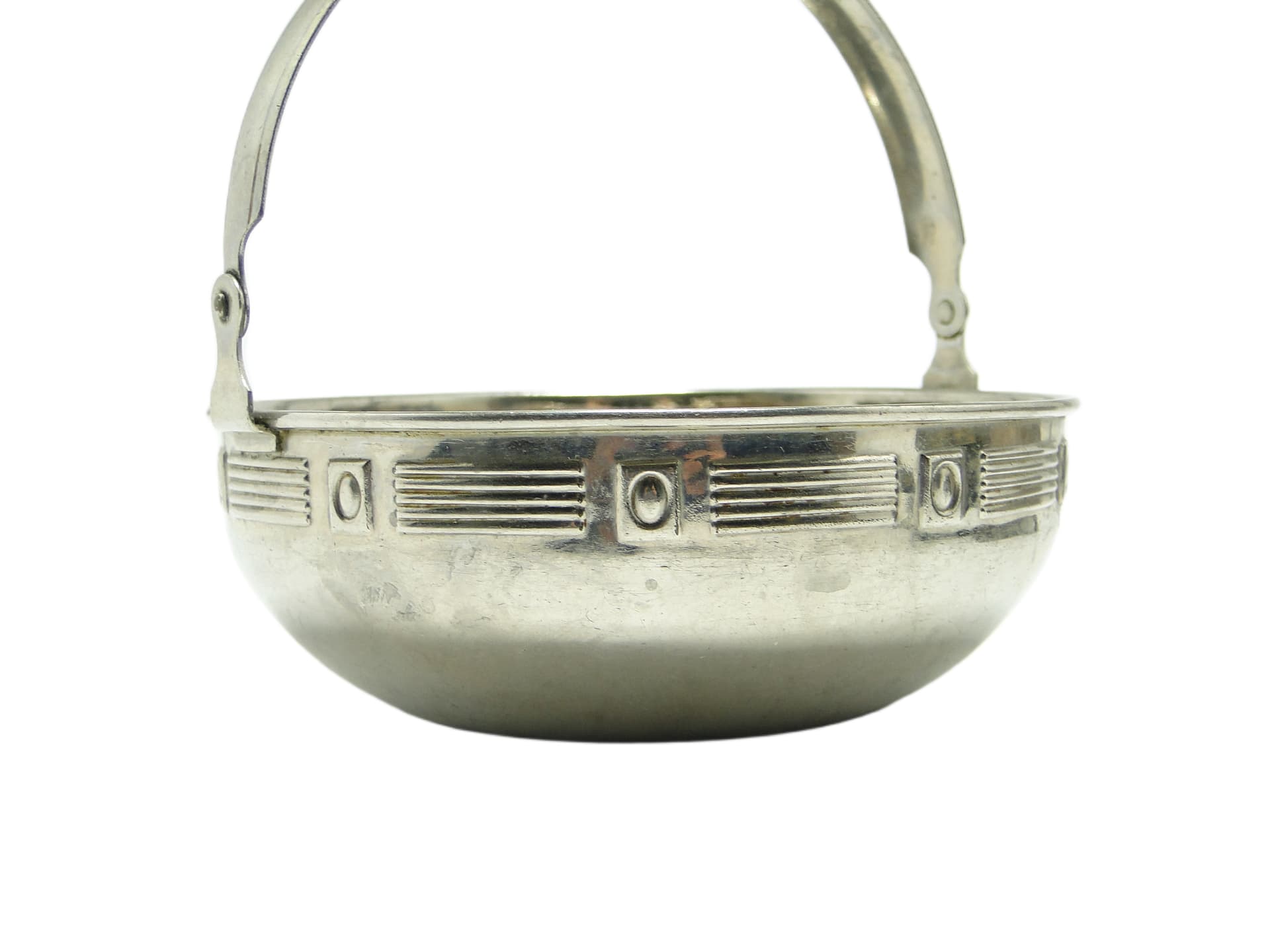 Cukiernica Wiedeńska Secesja, mosiądz srebrzony, Austria, początek XX w. - 96867