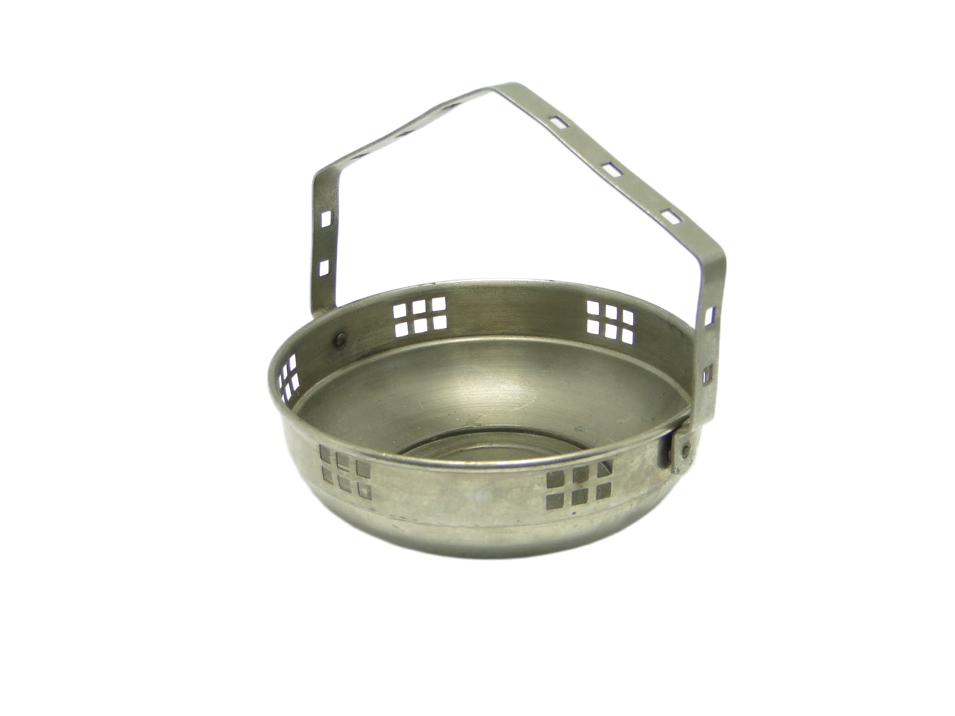 Sugar bowl, Art Nouveau, silver-plated brass, Austria, early 20th c. - 96893