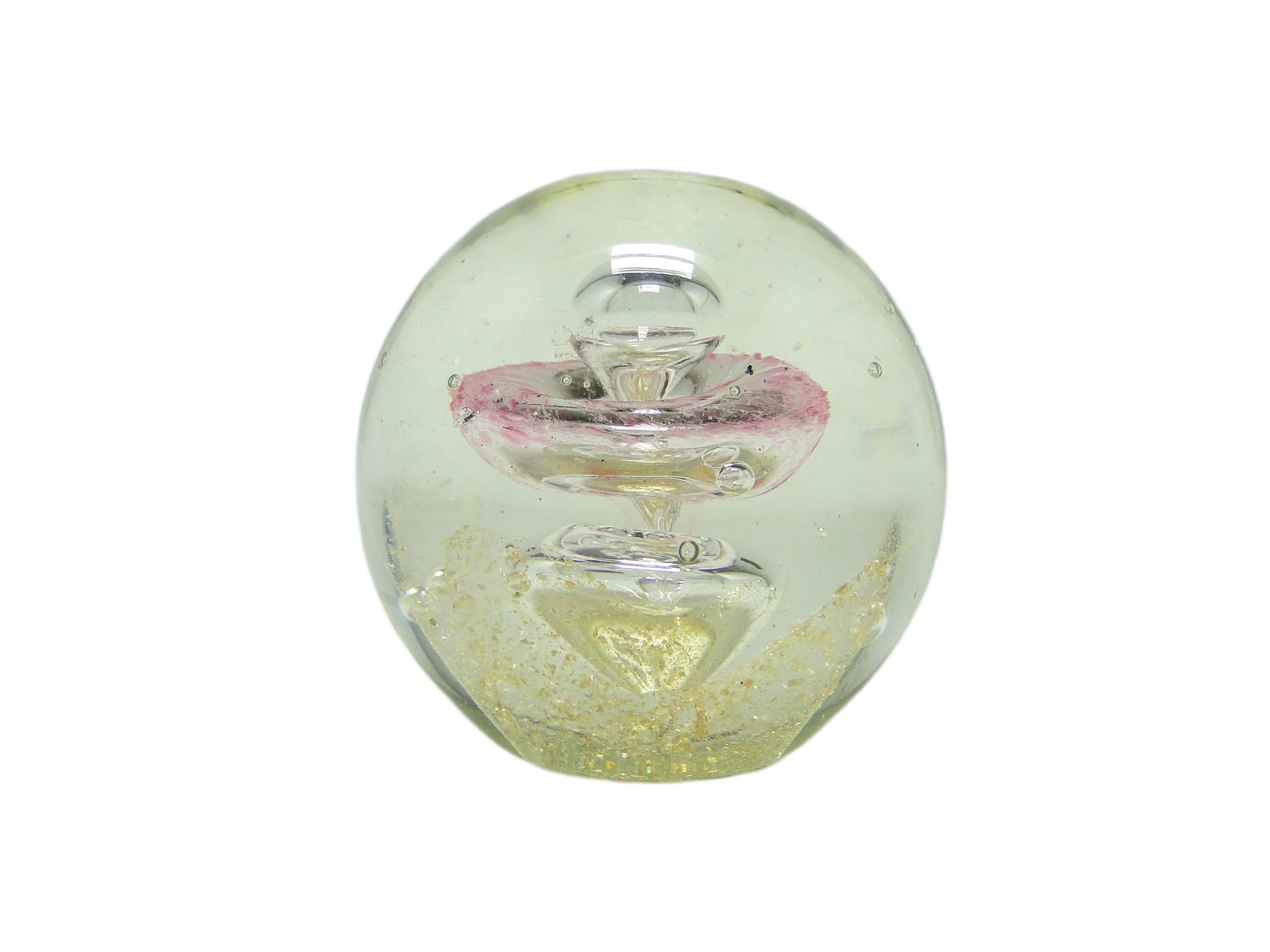 Paperweight, mid-century modern, glass, Murano, Italy, 1950s. - 96945