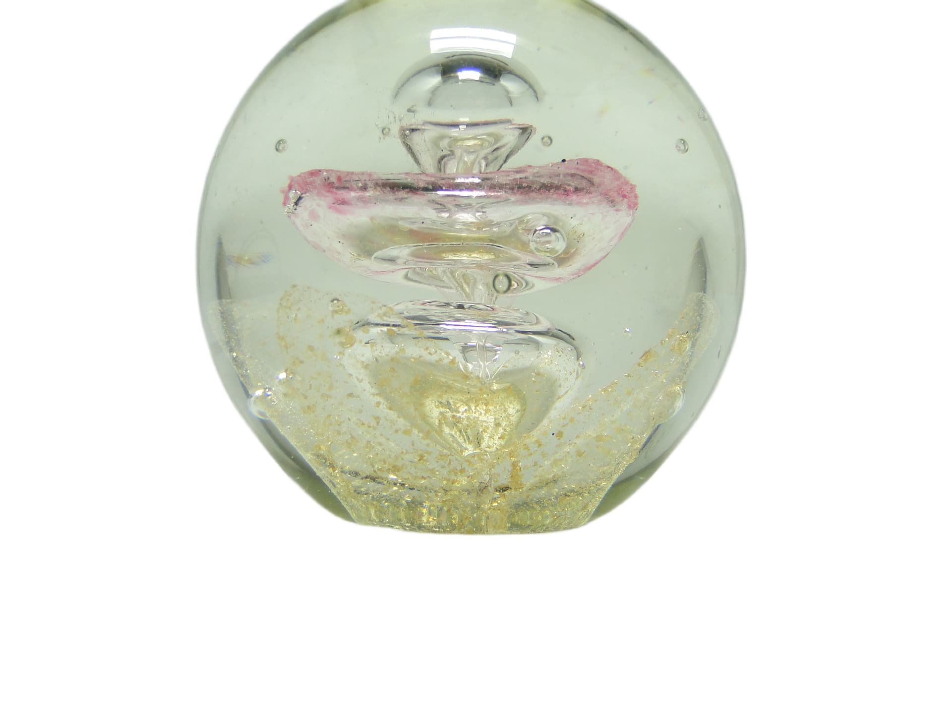 Paperweight, mid-century modern, glass, Murano, Italy, 1950s. - 96949