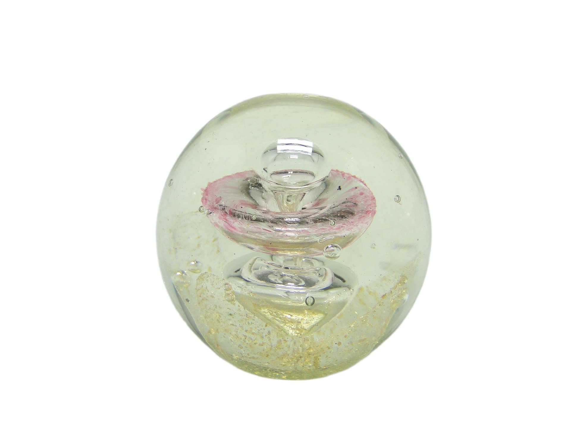 Paperweight, mid-century modern, glass, Murano, Italy, 1950s.