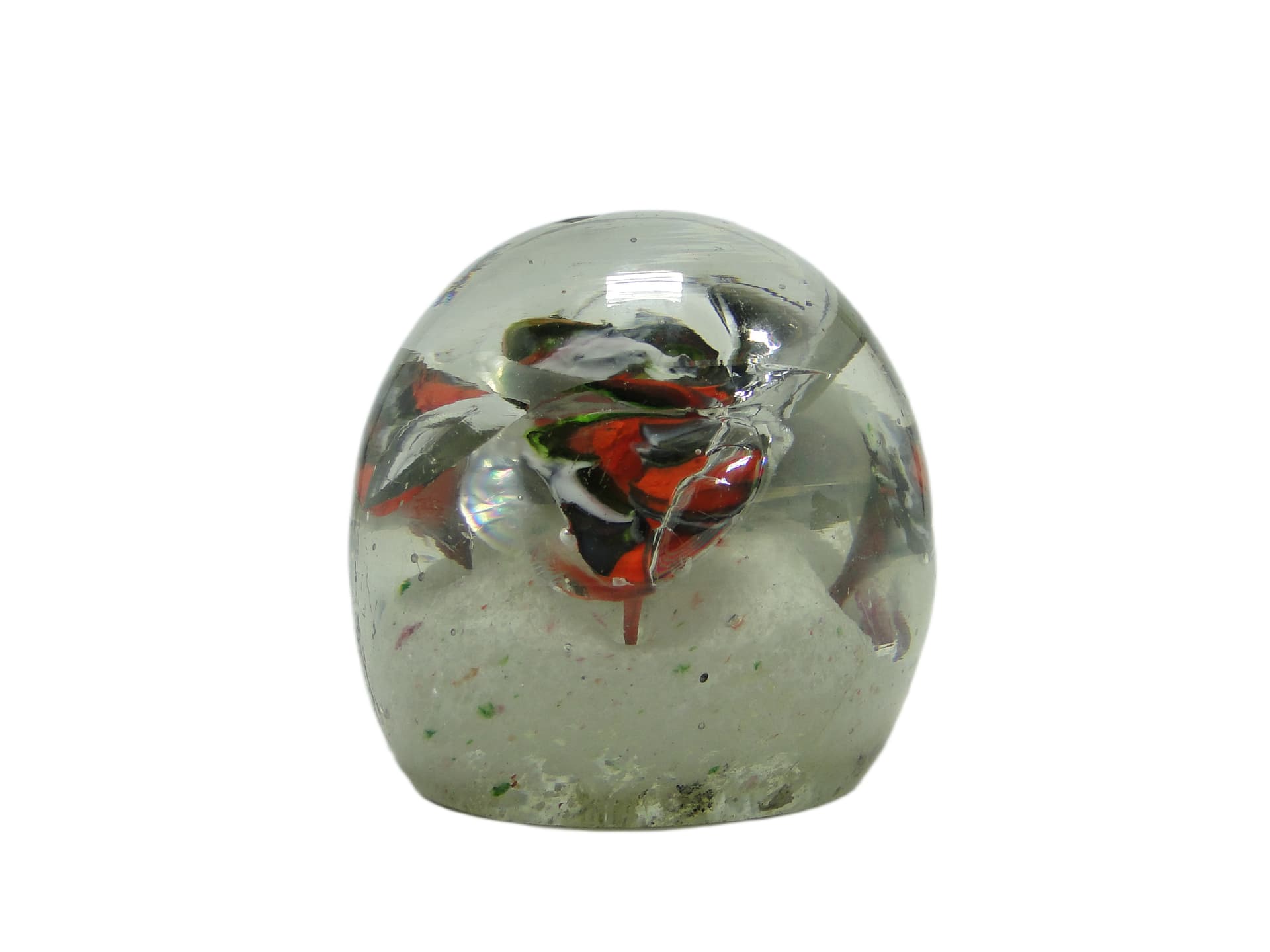 Mid-century modern paperweight, glass, Poland, 1950s. - 96963