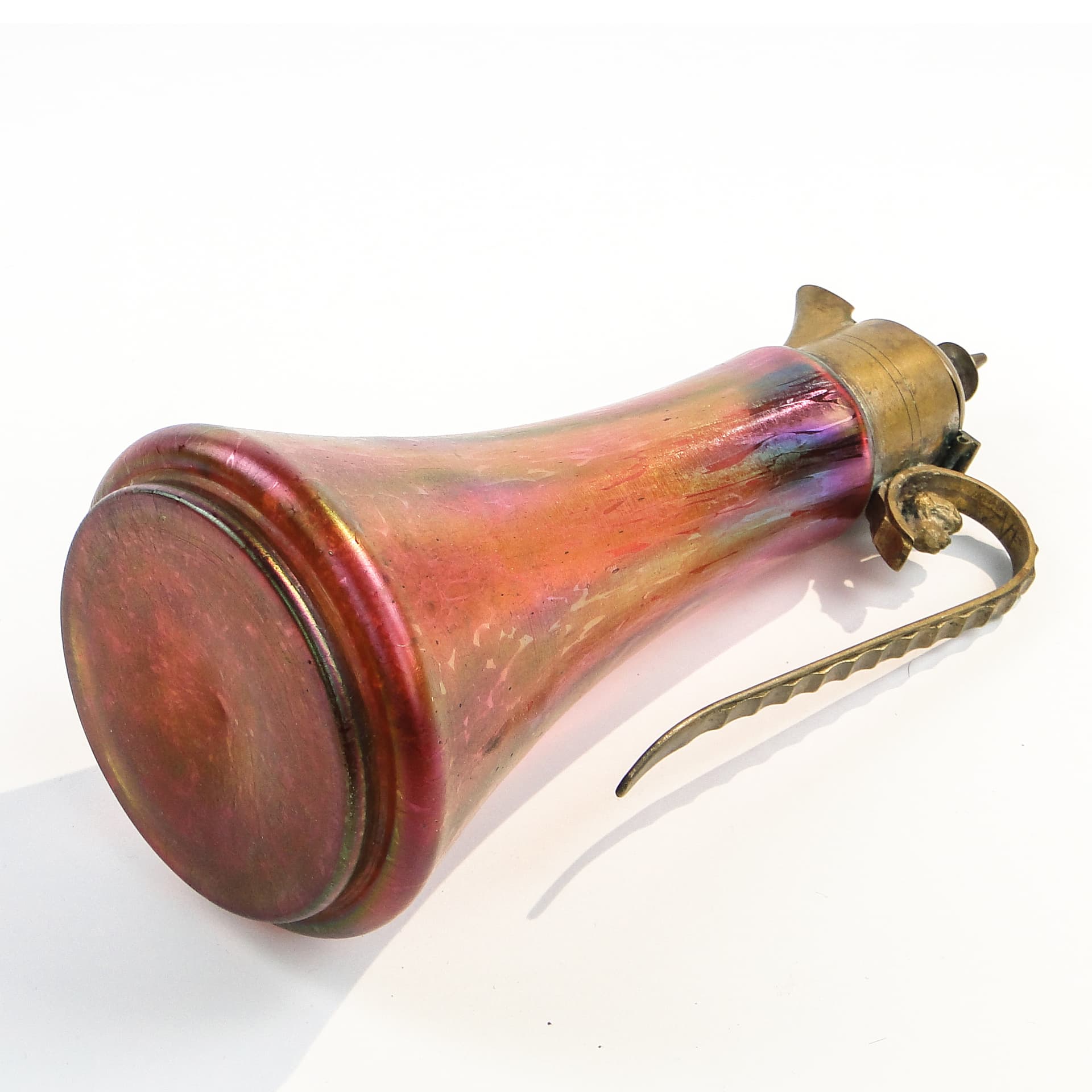 Karafka, Art Nouveau, szkło, Czechosłowacja, początek XX w. - 97491