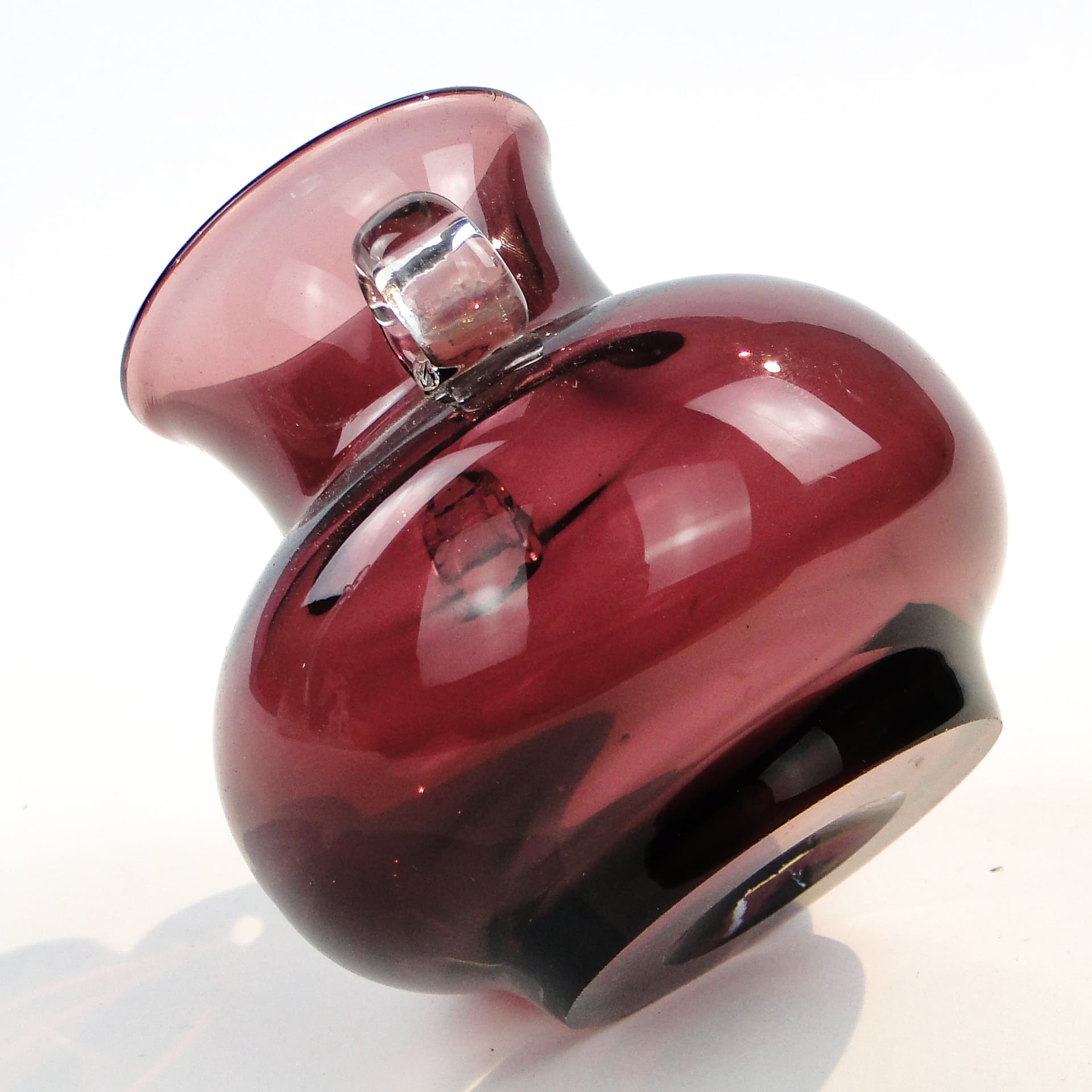 Wazon, mid-century modern, szkło, Polska, lata 70. - 97556