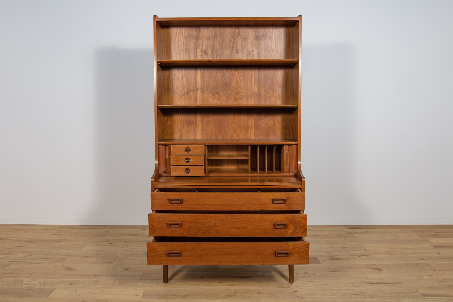 Regał, proj. J. Sorth, Bornholm, Dania, lata 60. - 94327