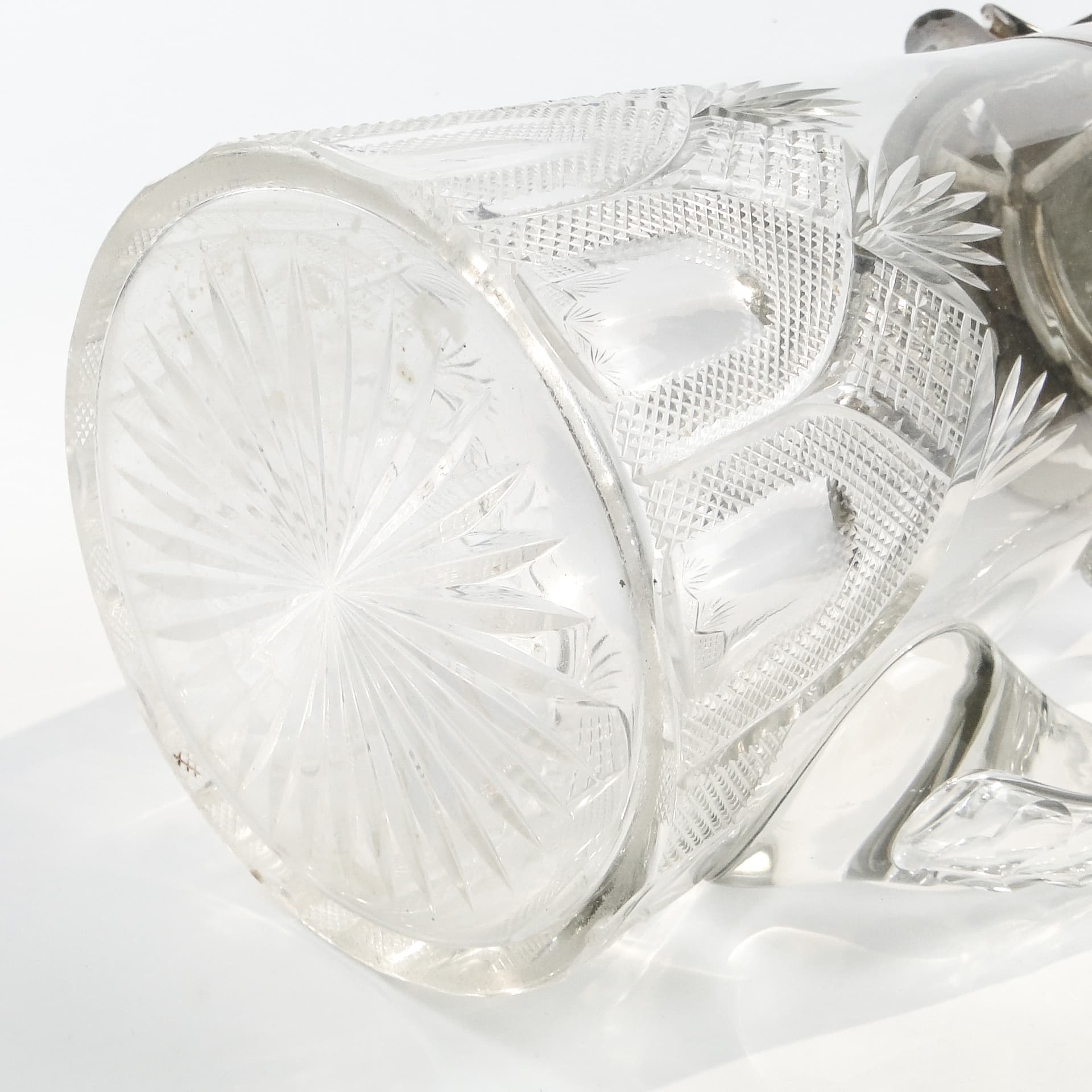 Dzban na wino Art Deco, szkło transparentne, Niemcy, lata 20. - 97513