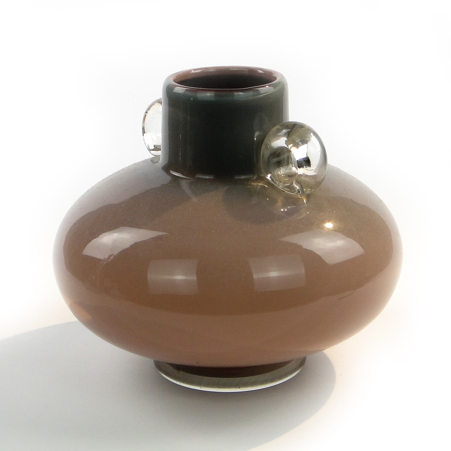 Wazon, mid-century modern, szkło, Polska, lata 70. - 97518