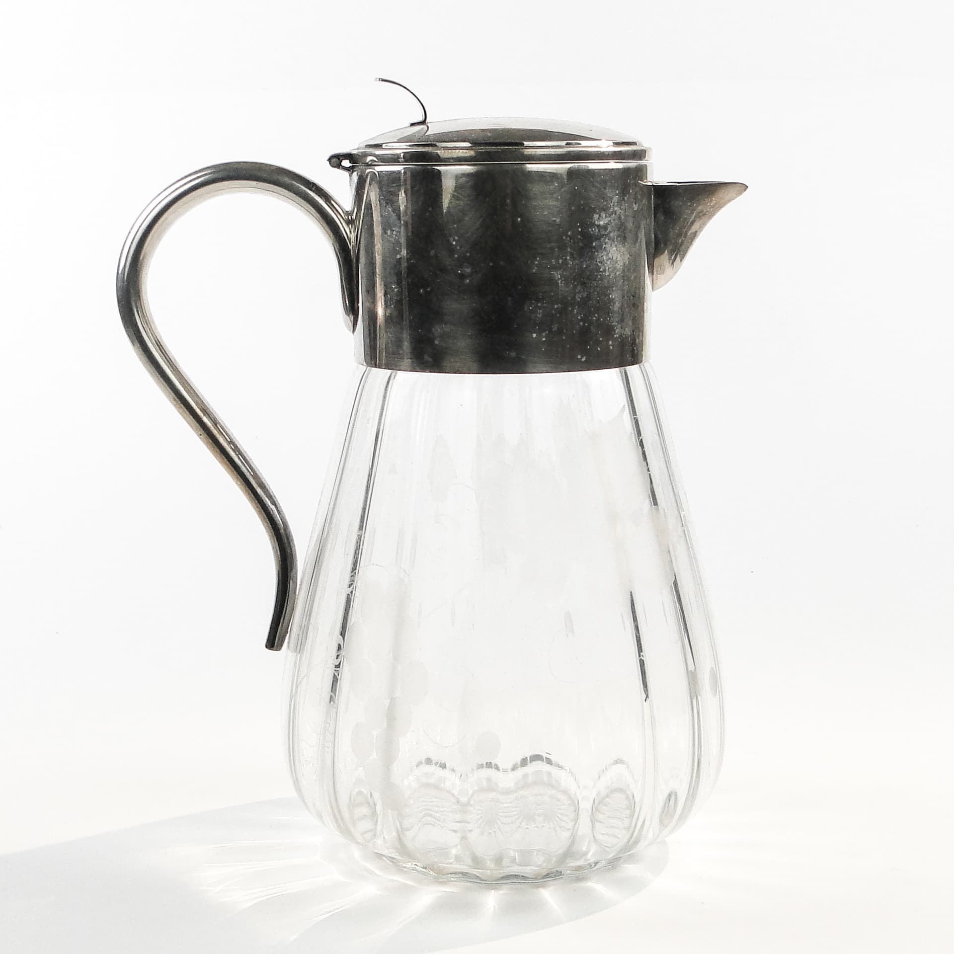 Dzban na wino Art Deco, szkło, Niemcy, lata 20. - 97544