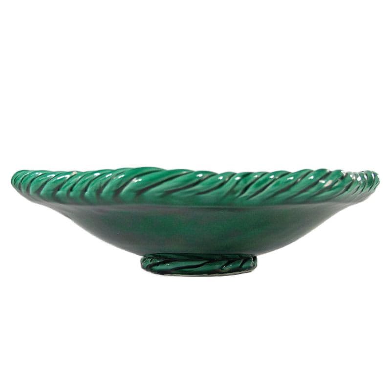 Emerald Green Ceramic Bowl, Vallauris, France, 1950s - 7093