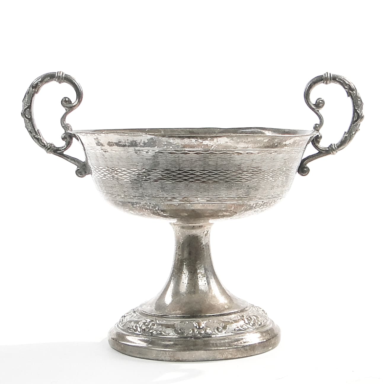 Cukiernica, Art Nouveau, mosiądz srebrzony, WMF, Niemcy, początek XX w. - 97634