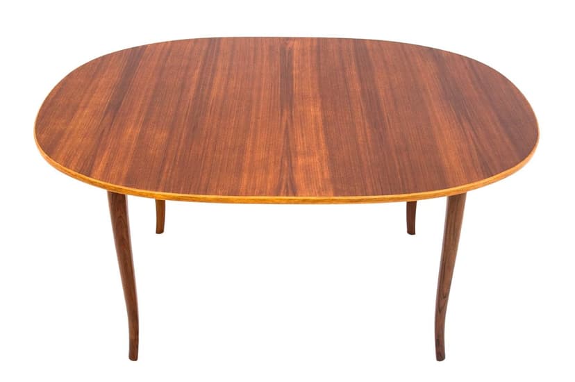 Tekowy stolik kawowy, proj. C. Malmsten, Szwecja, lata 60.