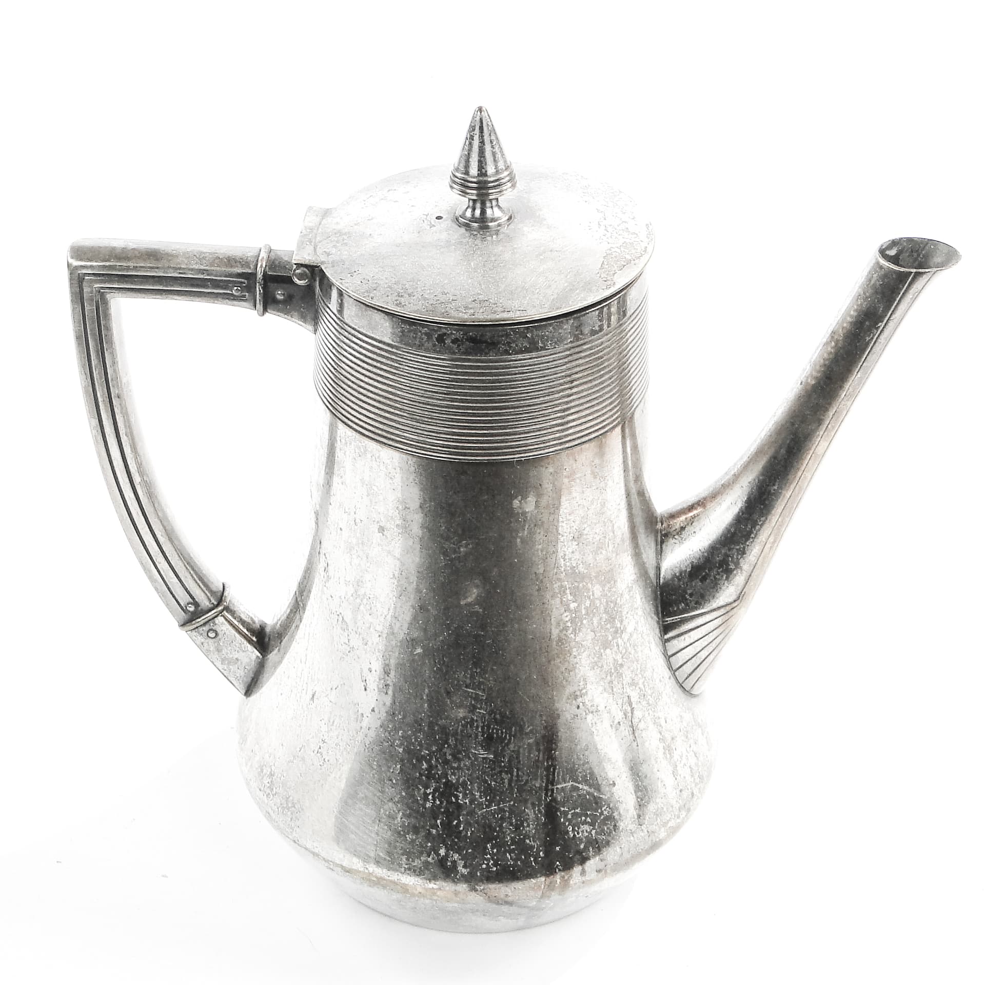 Teapot, Art Nouveau, silver-plated brass, WMF, Germany, early 20th c. - 97721
