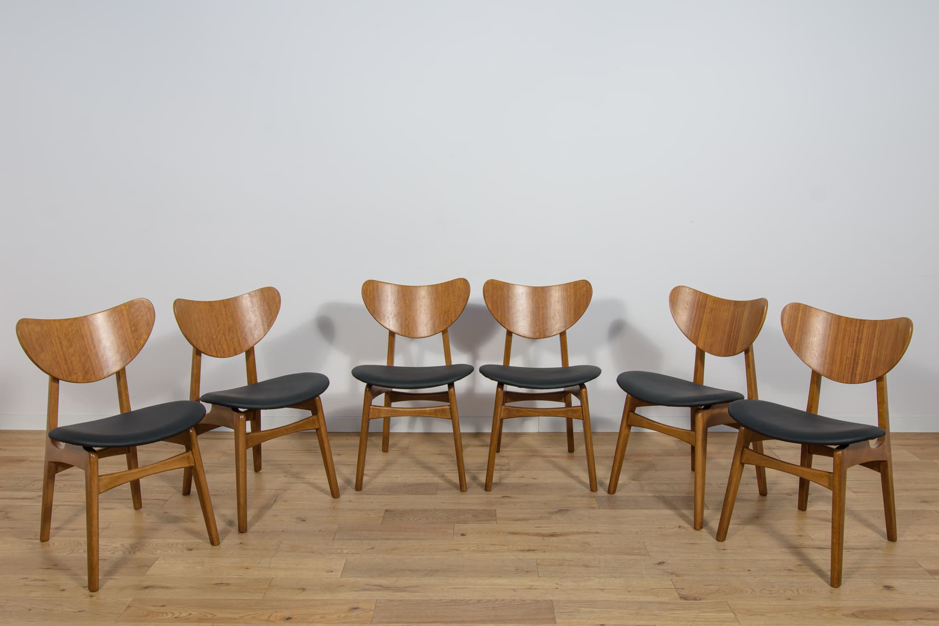 Komplet sześciu krzeseł Librenza, G-Plan, Wielka Brytania, lata 50 - 94444