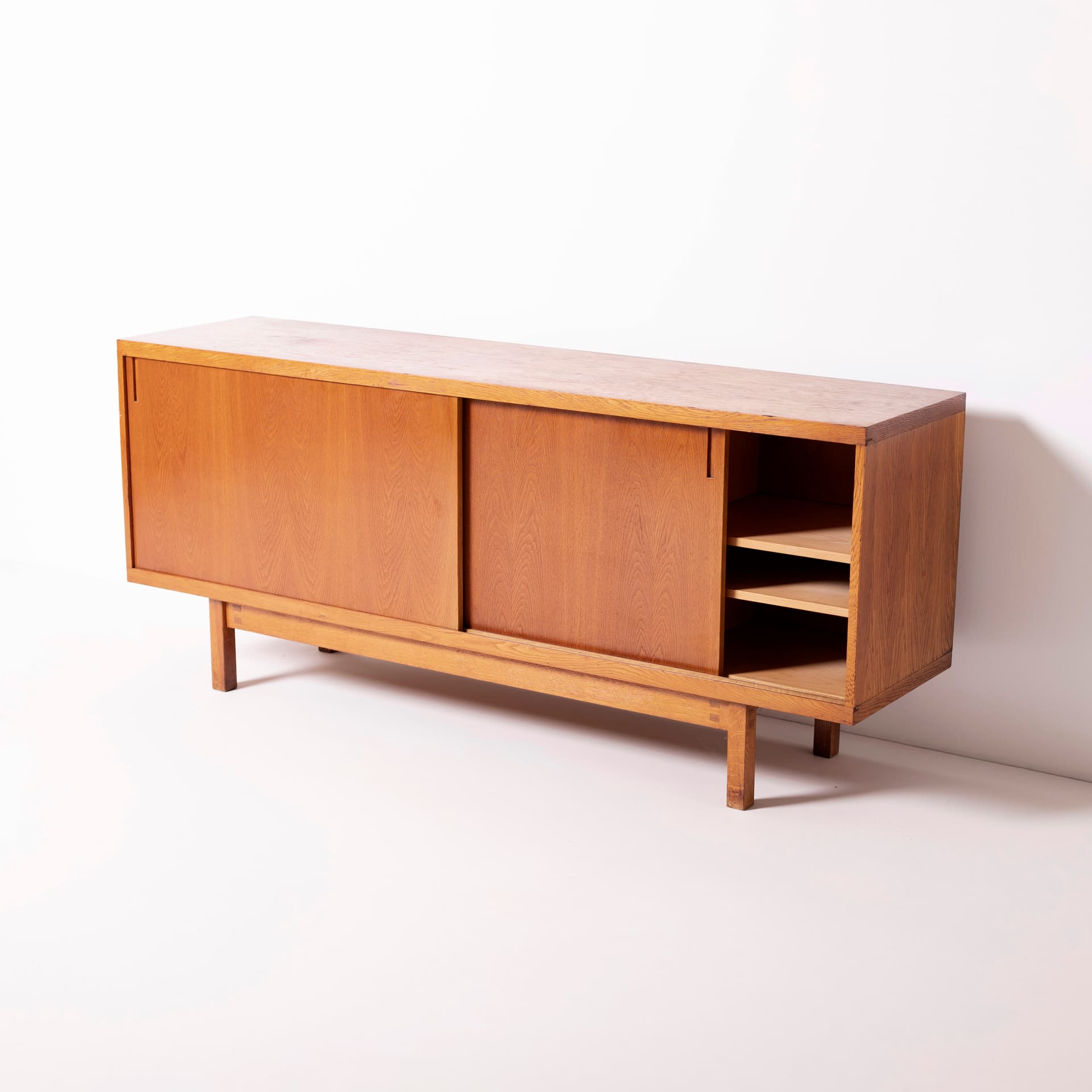 Sideboard ULU, light brown oak, Czechoslovakia, 1960s. - 95655