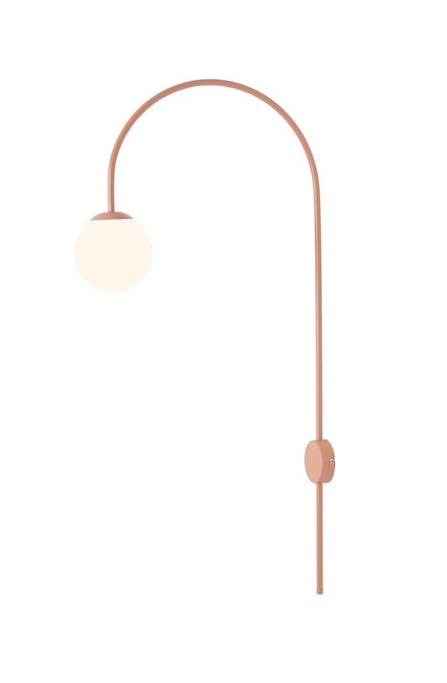 Kinkiet Una różowy, Artera - WYMIARY