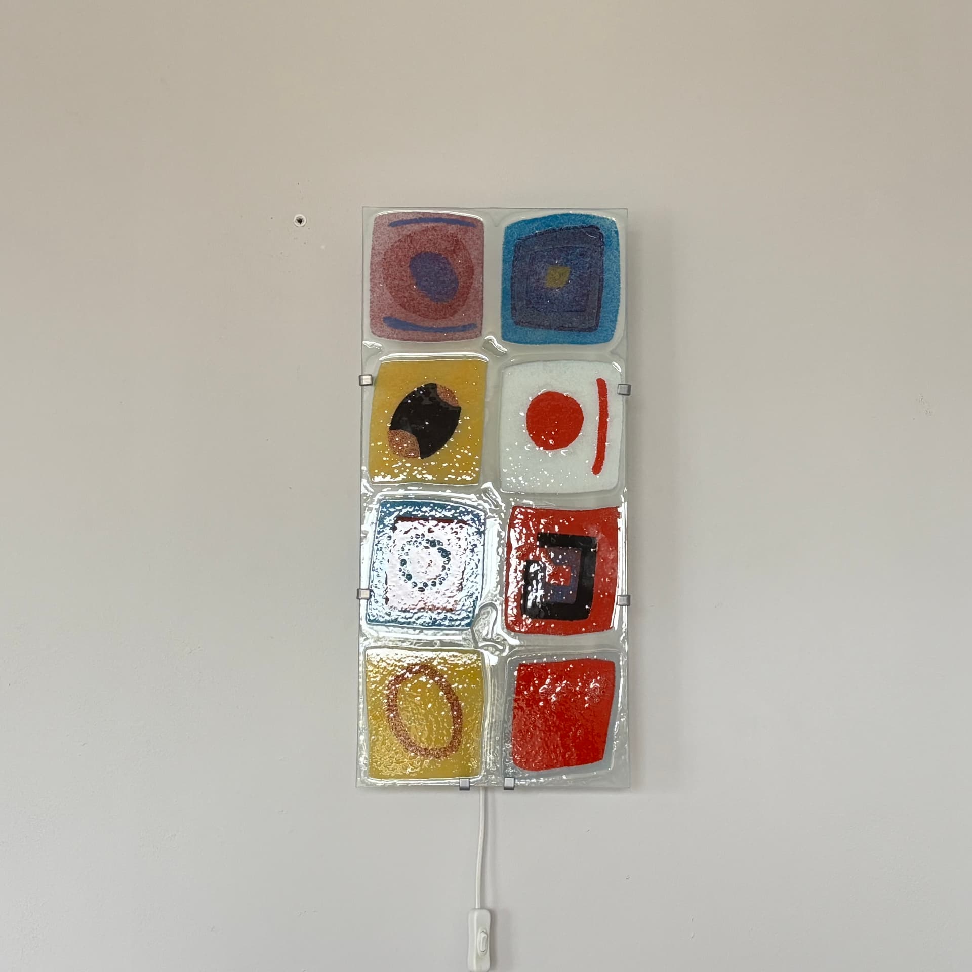 Wall lamp Gyllen, multicolor glass, Ikea, Switzerland, 1990s. - 96231