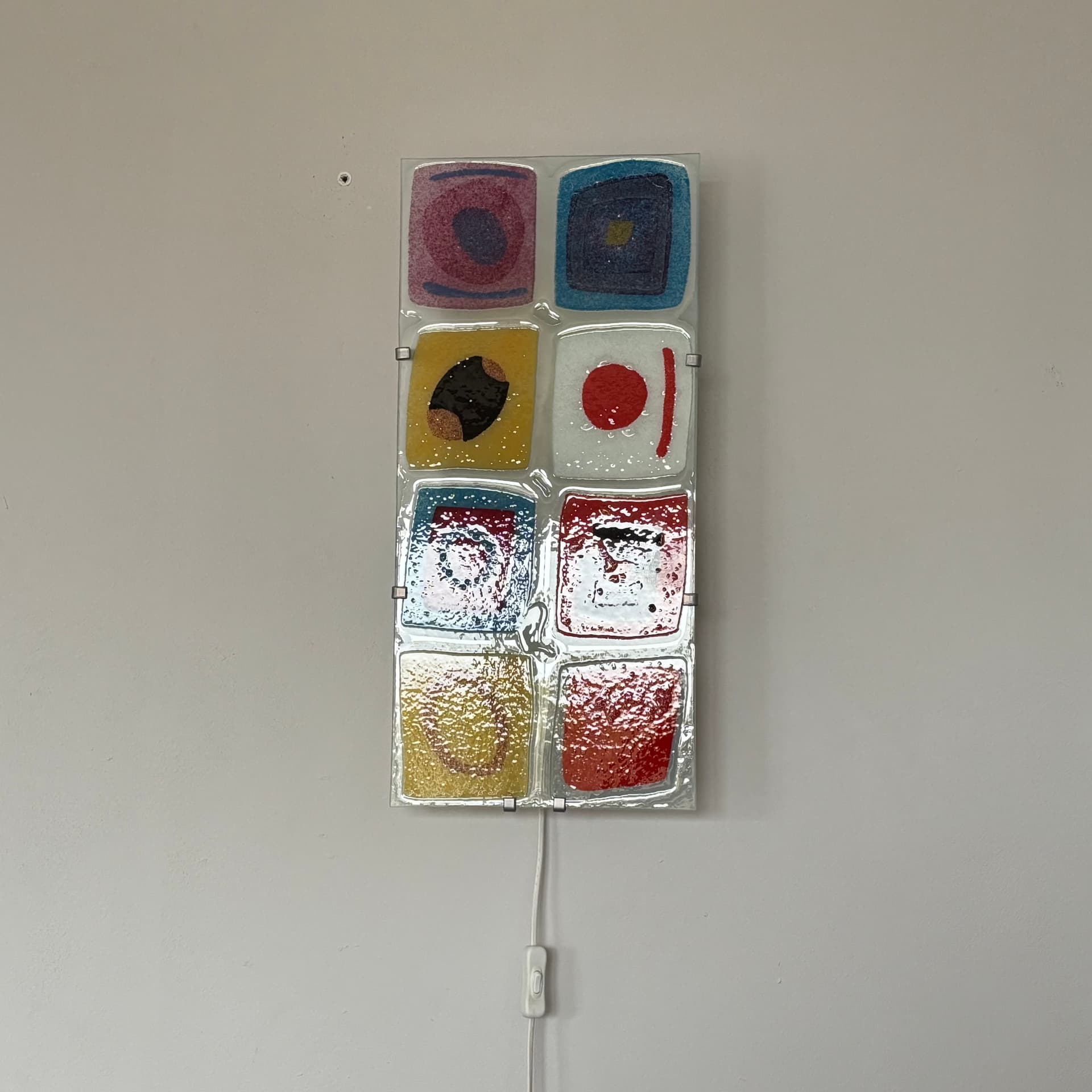 Wall lamp Gyllen, multicolor glass, Ikea, Switzerland, 1990s. - 96232