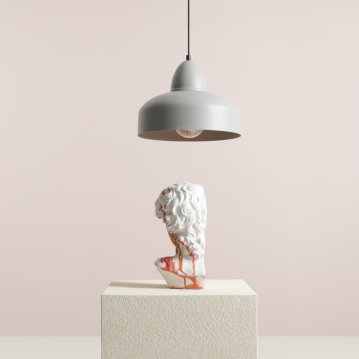 Lampa wisząca Como szara, Artera - 103235