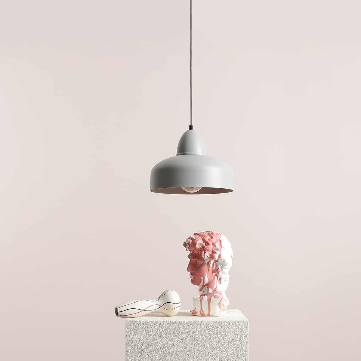 Lampa wisząca Como szara, Artera - 103237