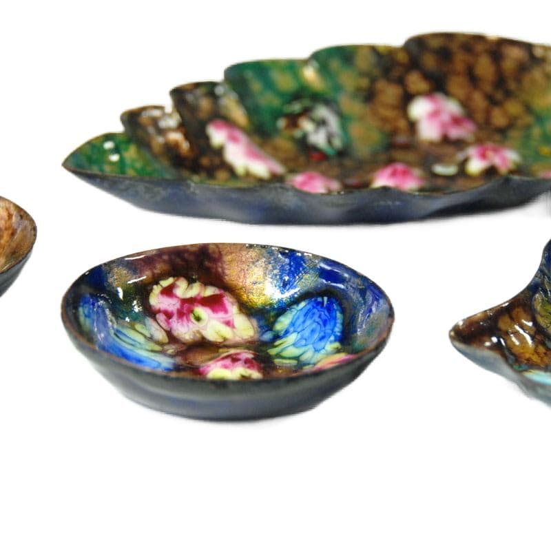 Multicolor Enamelled Dishes, Norway, 1970s - 7159