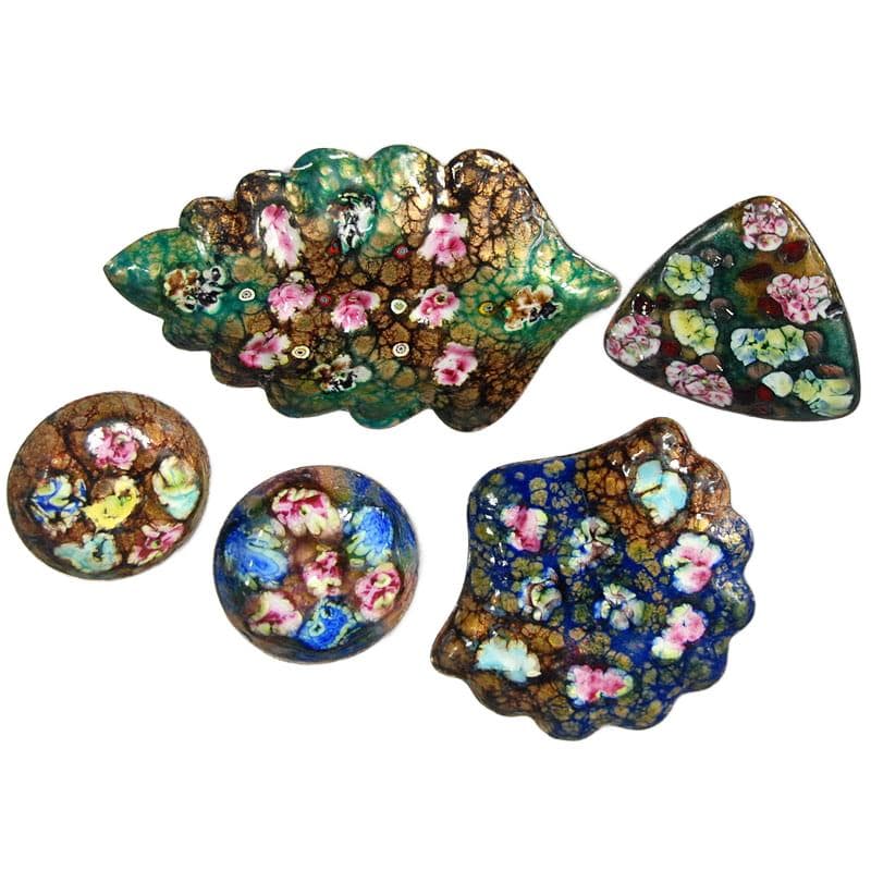 Multicolor Enamelled Dishes, Norway, 1970s - 7160