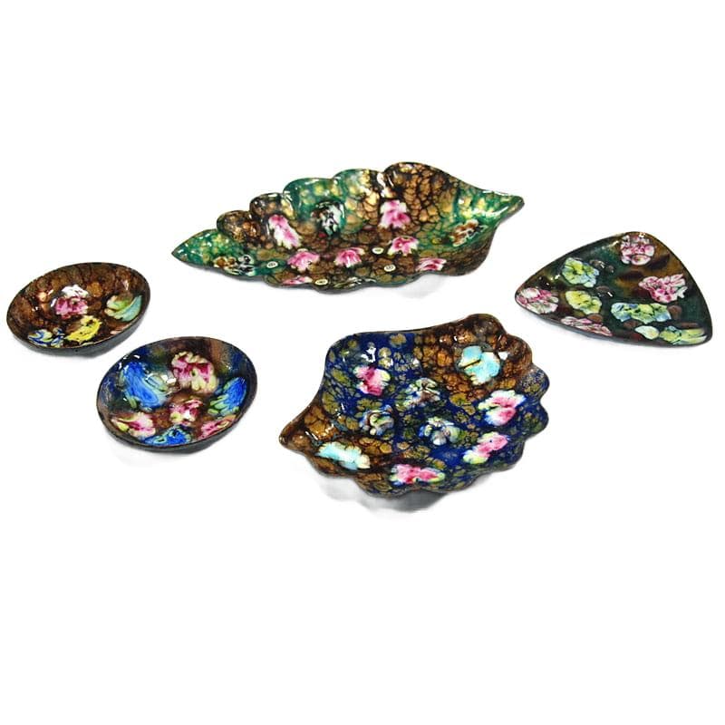 Multicolor Enamelled Dishes, Norway, 1970s - 7158