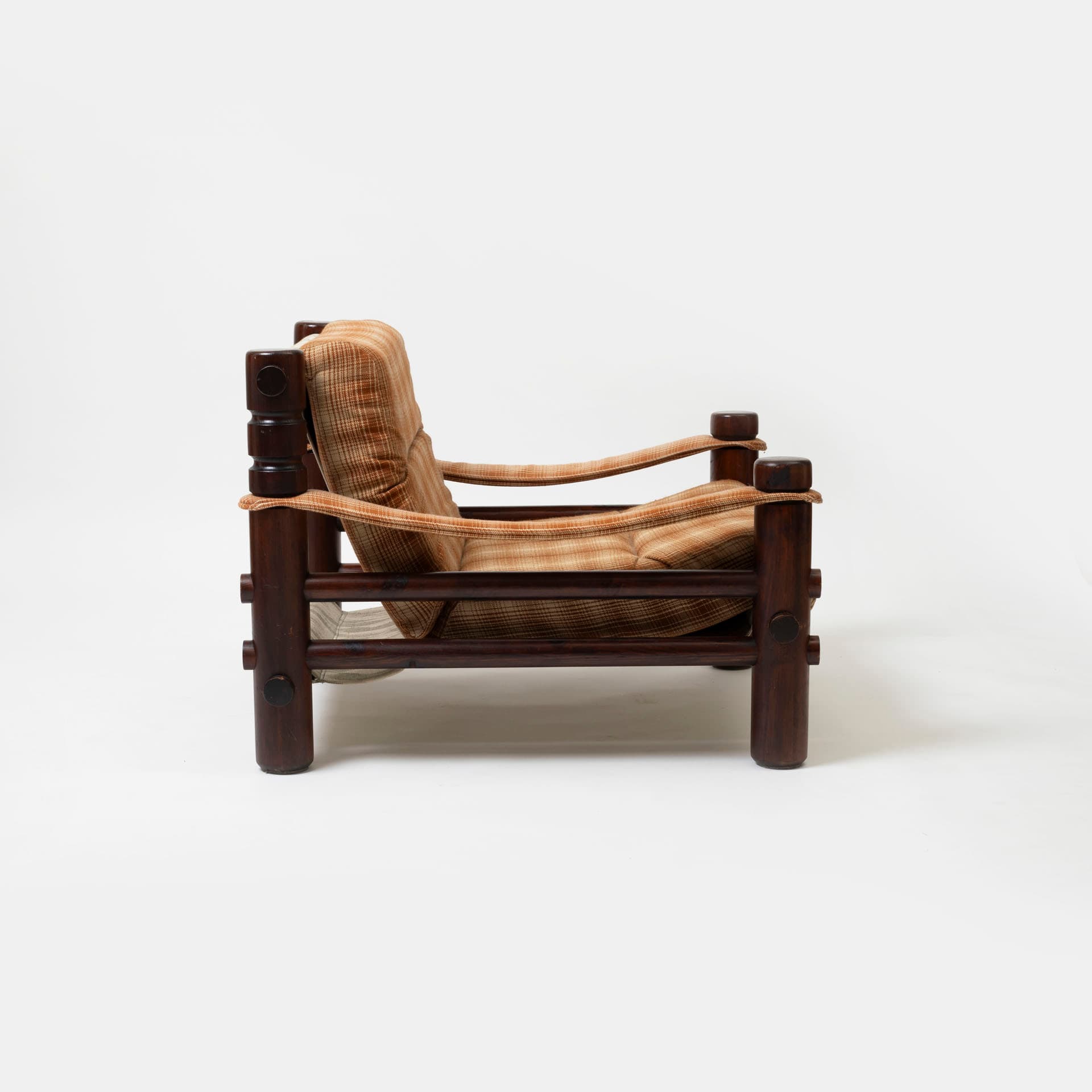 Komplet Bjorn, drewno brązowy, proj. A. Kuczma, Polska, lata 70. - 97235